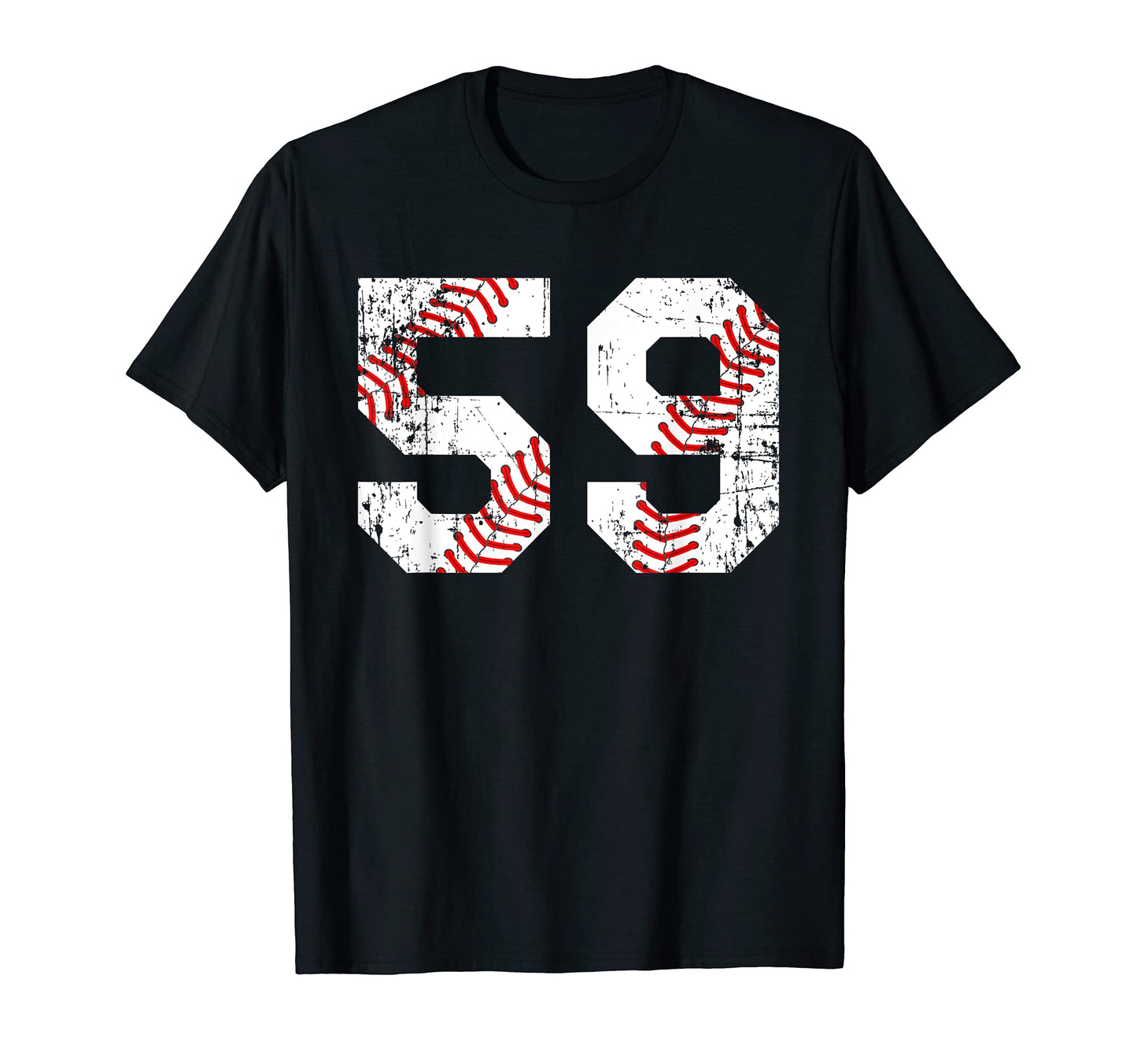 Baseball 59 Jersey Number T-Shirt - Aesthetic Graphic Men Women - T-Shirt, Sweatshirt, Hoodie