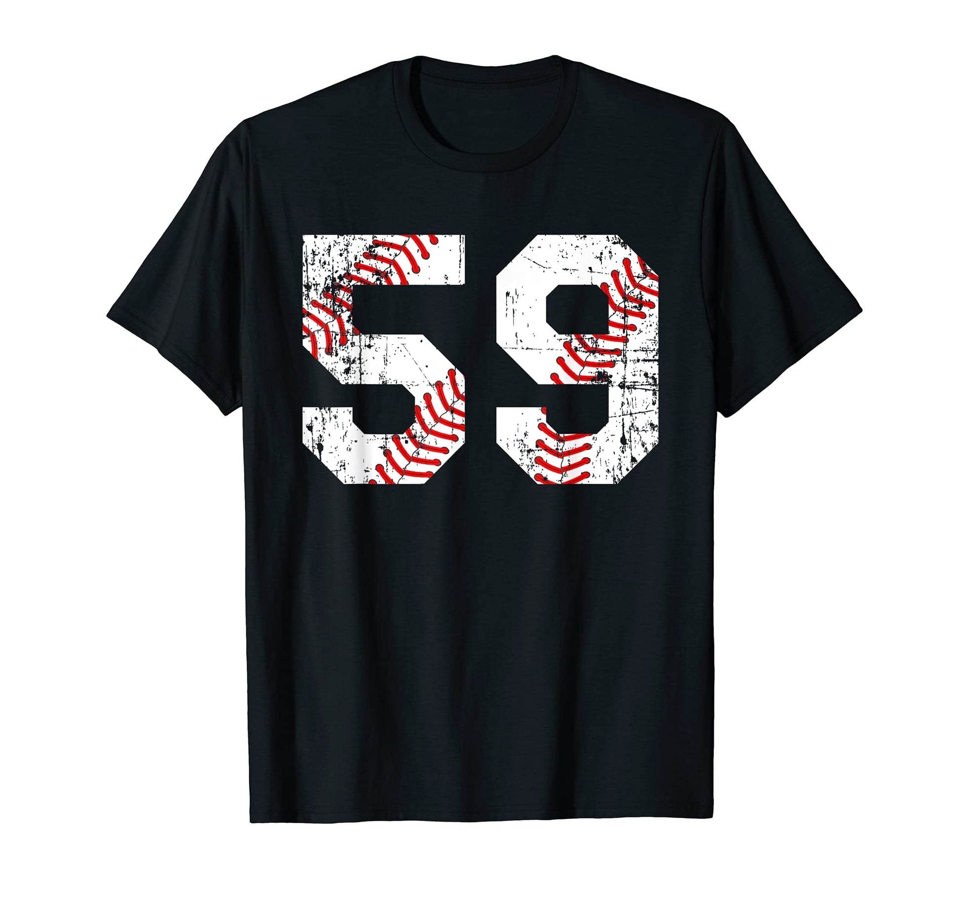 Baseball 59 Jersey Number T-Shirt - Aesthetic Graphic Men Women - T-Shirt, Sweatshirt, Hoodie