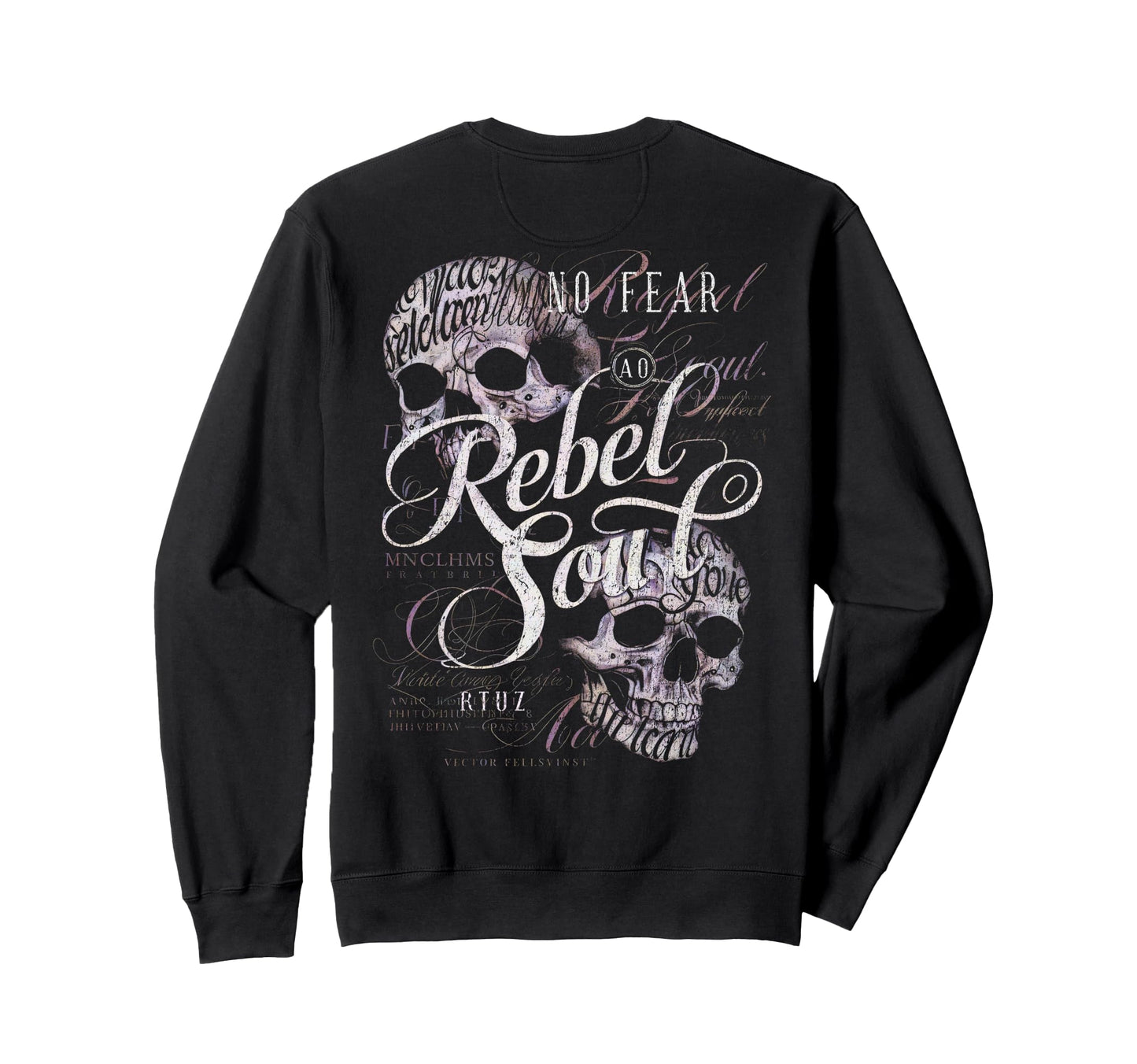 Back Y2K Streetwear Skull Sweatshirt - Unique Graphic for Adults - T-Shirt, Sweatshirt, Hoodie