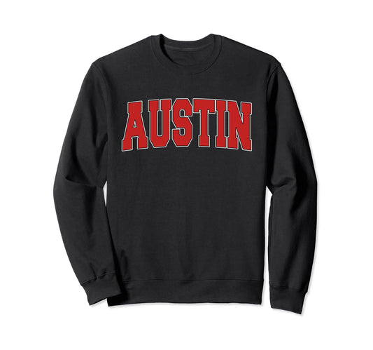 Austin Ar Arkansas Varsity Usa Sports Sweatshirt - Graphic Print Unisex - T-Shirt, Sweatshirt, Hoodie