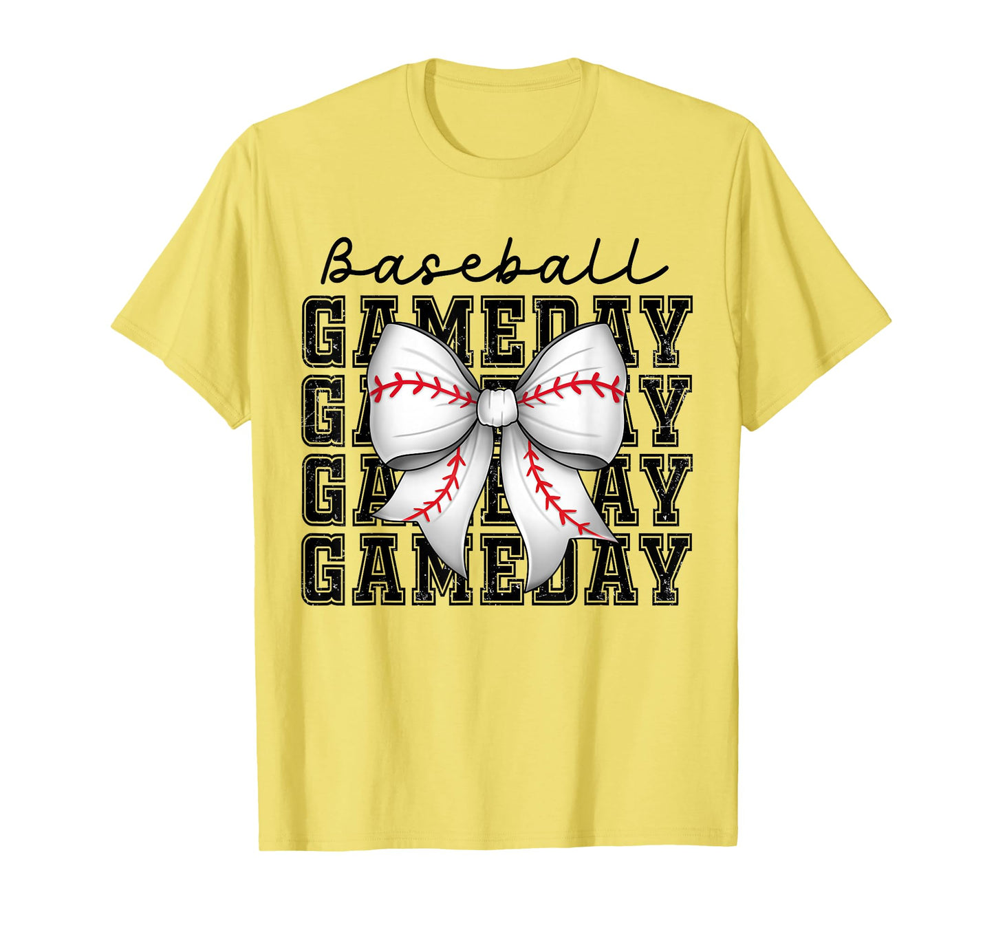 Baseball Game Day Mom Coquette Bow T-Shirt - Fun Novelty Design Unisex - T-Shirt, Sweatshirt, Hoodie