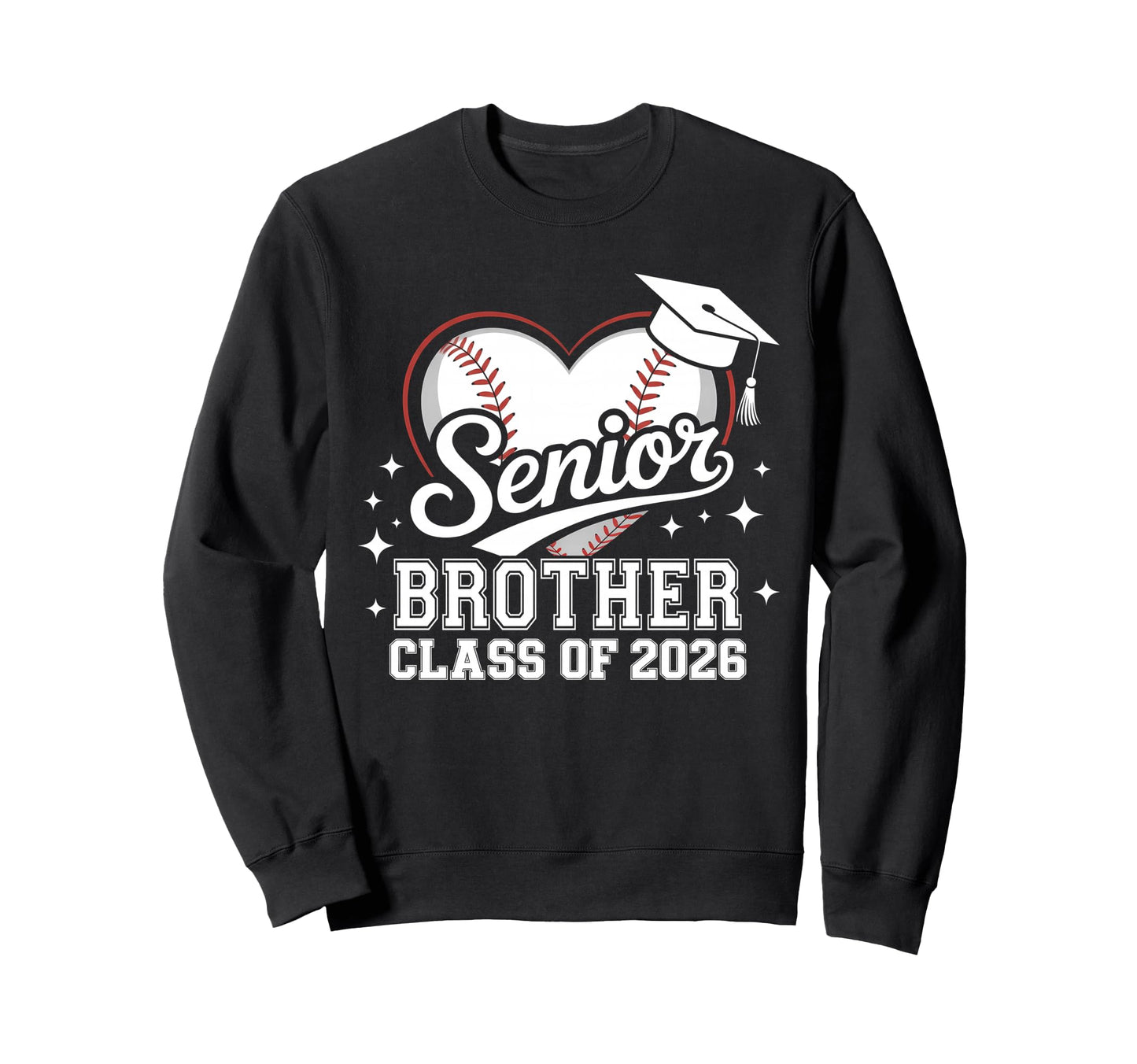 Senior Brother Class 2026 Sweatshirt - Casual Everyday Wear for Adults - T-Shirt, Sweatshirt, Hoodie