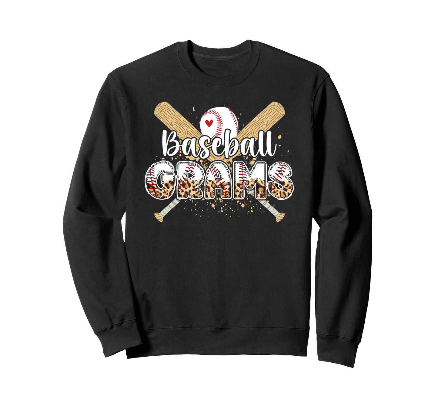 Baseball Grams Leopard Grams Sweatshirt - Trendy Graphic Men Women - T-Shirt, Sweatshirt, Hoodie