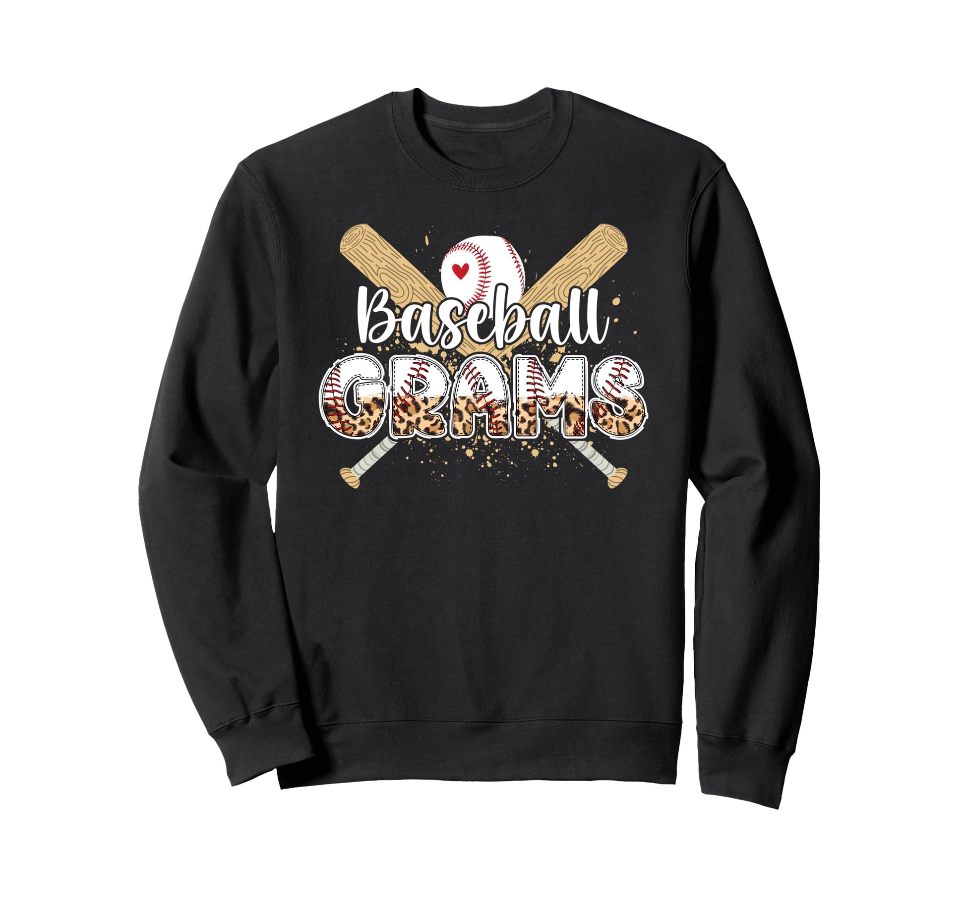 Baseball Grams Leopard Grams Sweatshirt - Trendy Graphic Men Women - T-Shirt, Sweatshirt, Hoodie