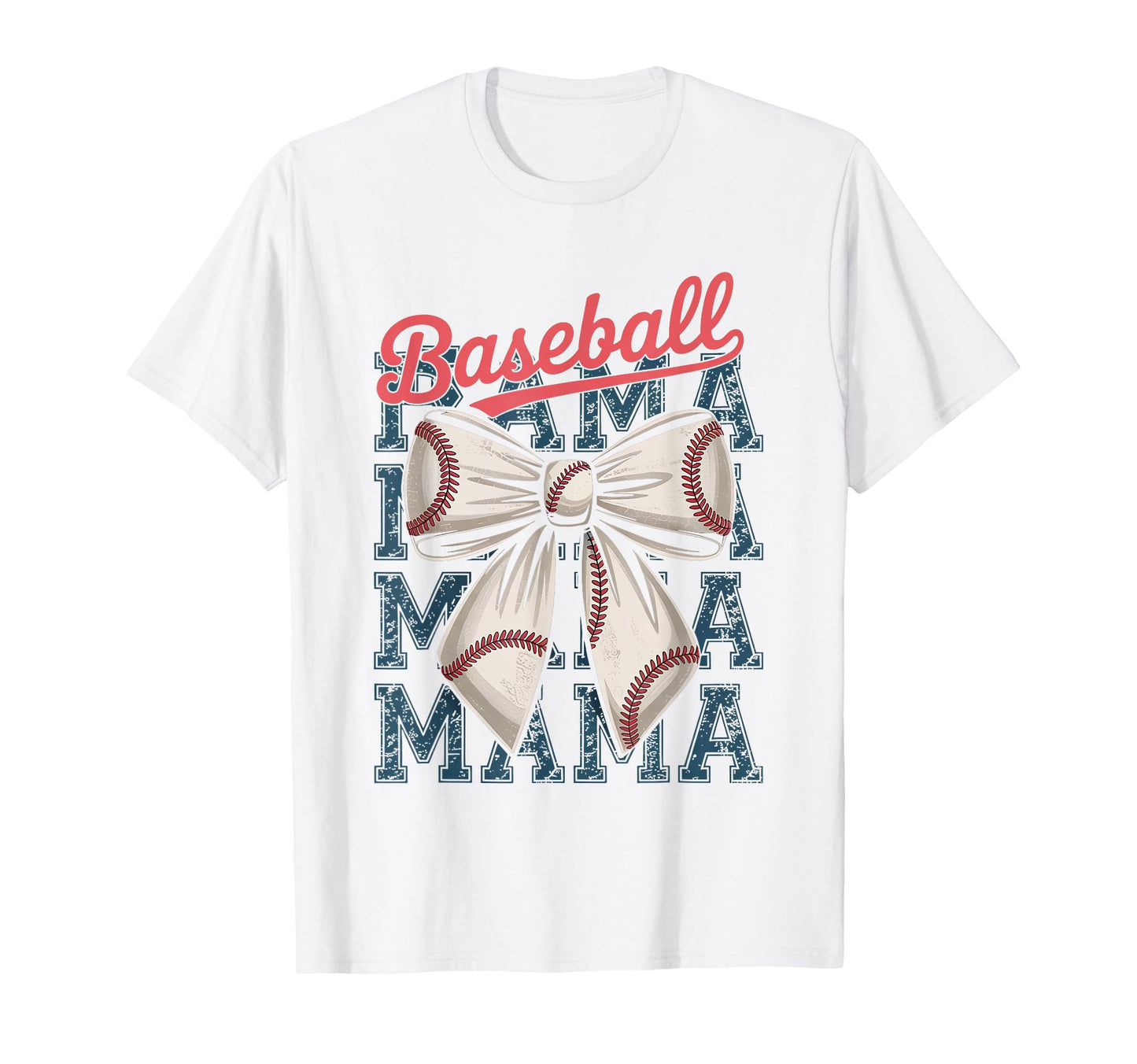 Baseball Mama Coquette Bow Game Day T-Shirt - Trendy Graphic Unisex - T-Shirt, Sweatshirt, Hoodie