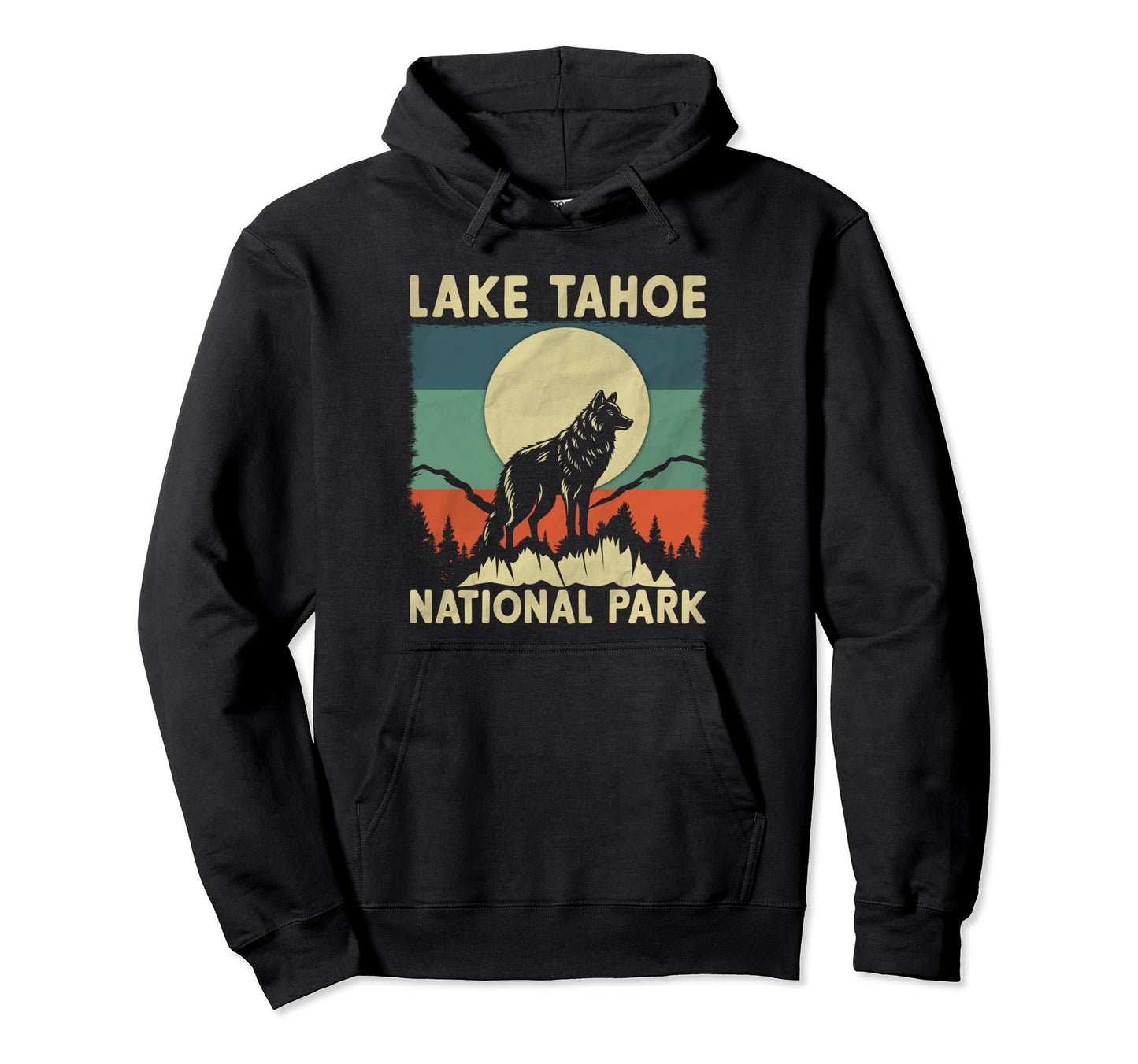 Wolf Lake Tahoe National Park Hoodie - Casual Everyday Wear Men Women - T-Shirt, Sweatshirt, Hoodie