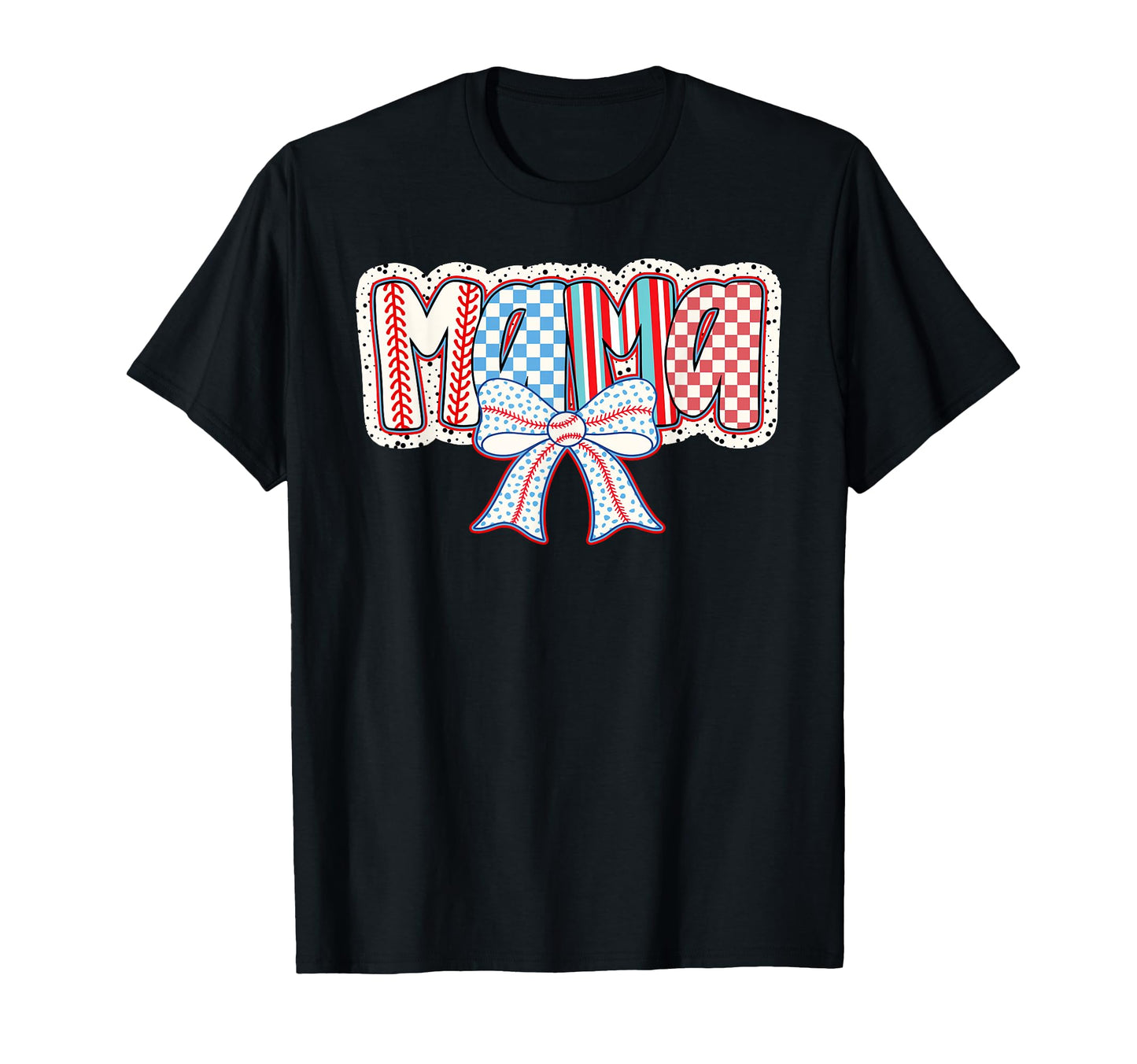 Baseball Mama Baseball Coquette Bow T-Shirt - Aesthetic Graphic Men Women - T-Shirt, Sweatshirt, Hoodie