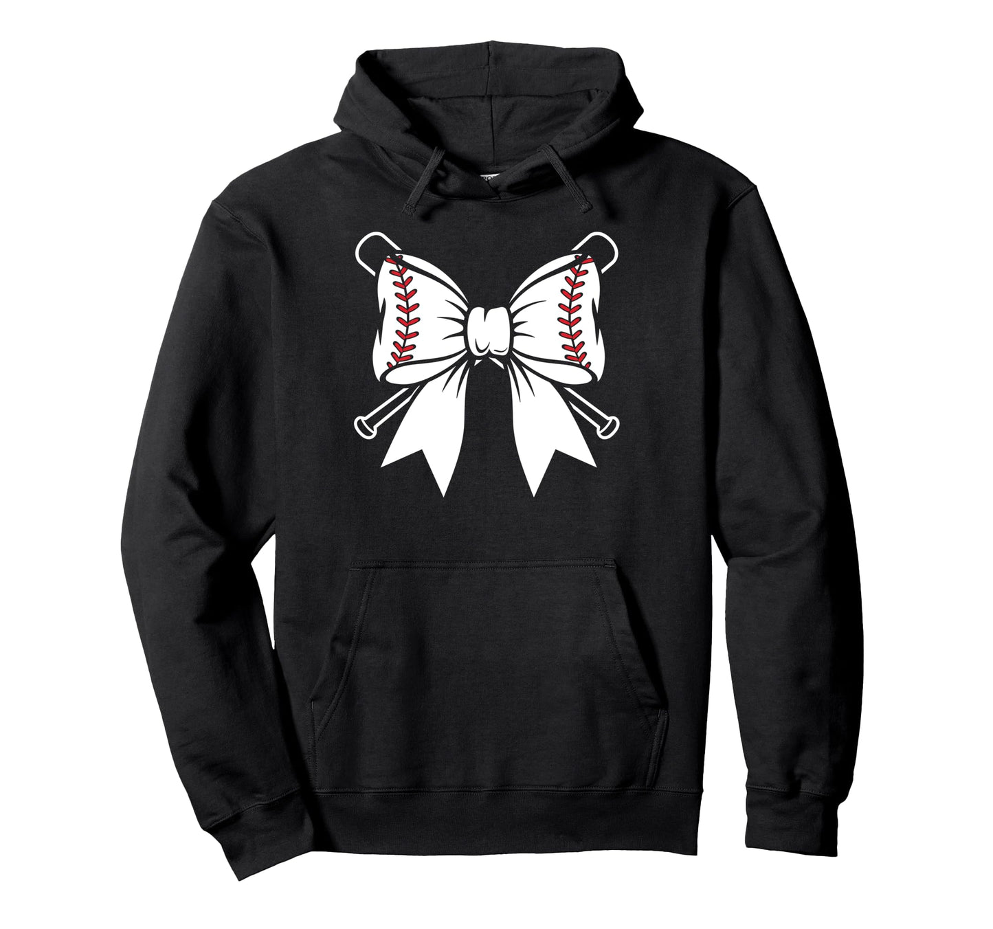 Baseball Bow Bats Coquette Aesthetic Hoodie - Fun Novelty Design Unisex - T-Shirt, Sweatshirt, Hoodie