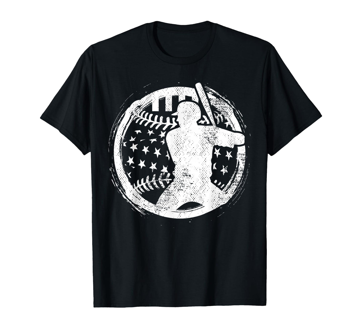 Patriotic American Flag Baseball T-Shirt - Streetwear Style for Adults - T-Shirt, Sweatshirt, Hoodie