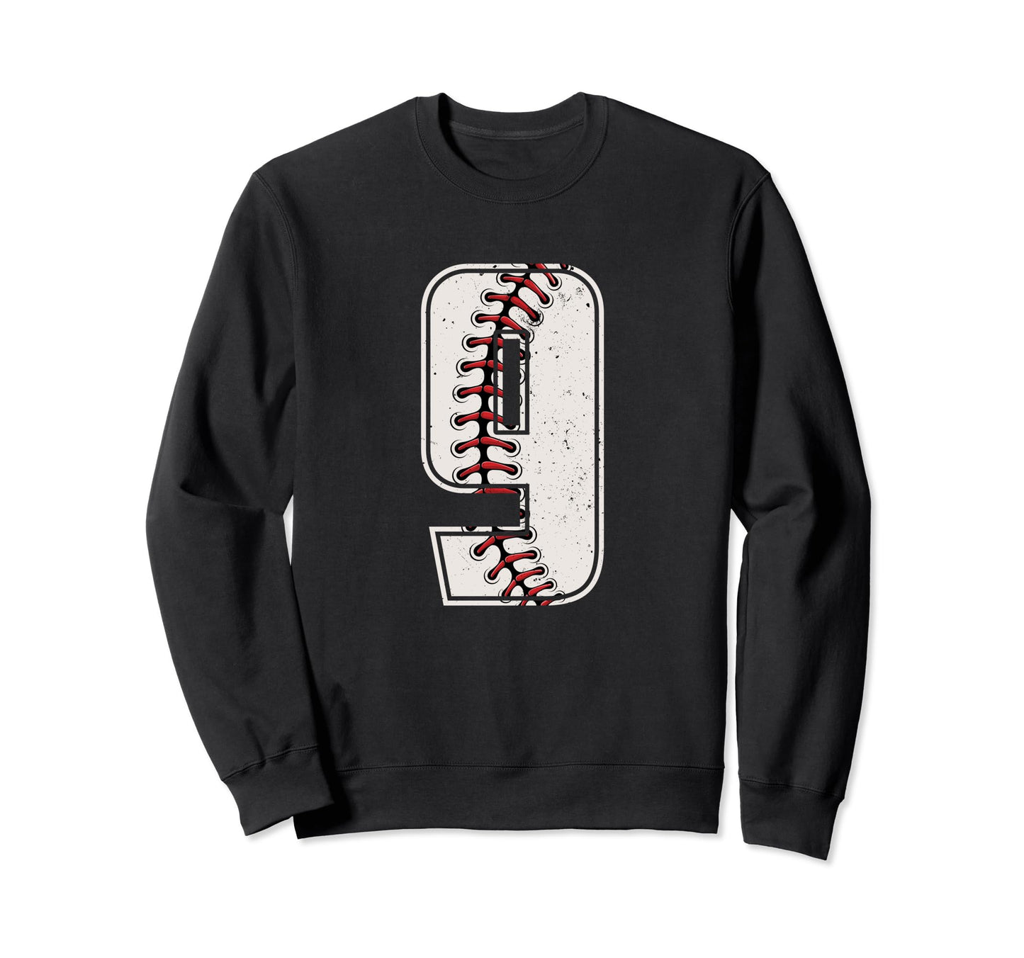 Baseball Player Number 9 Nine Sweatshirt - Casual Everyday Wear Unisex - T-Shirt, Sweatshirt, Hoodie
