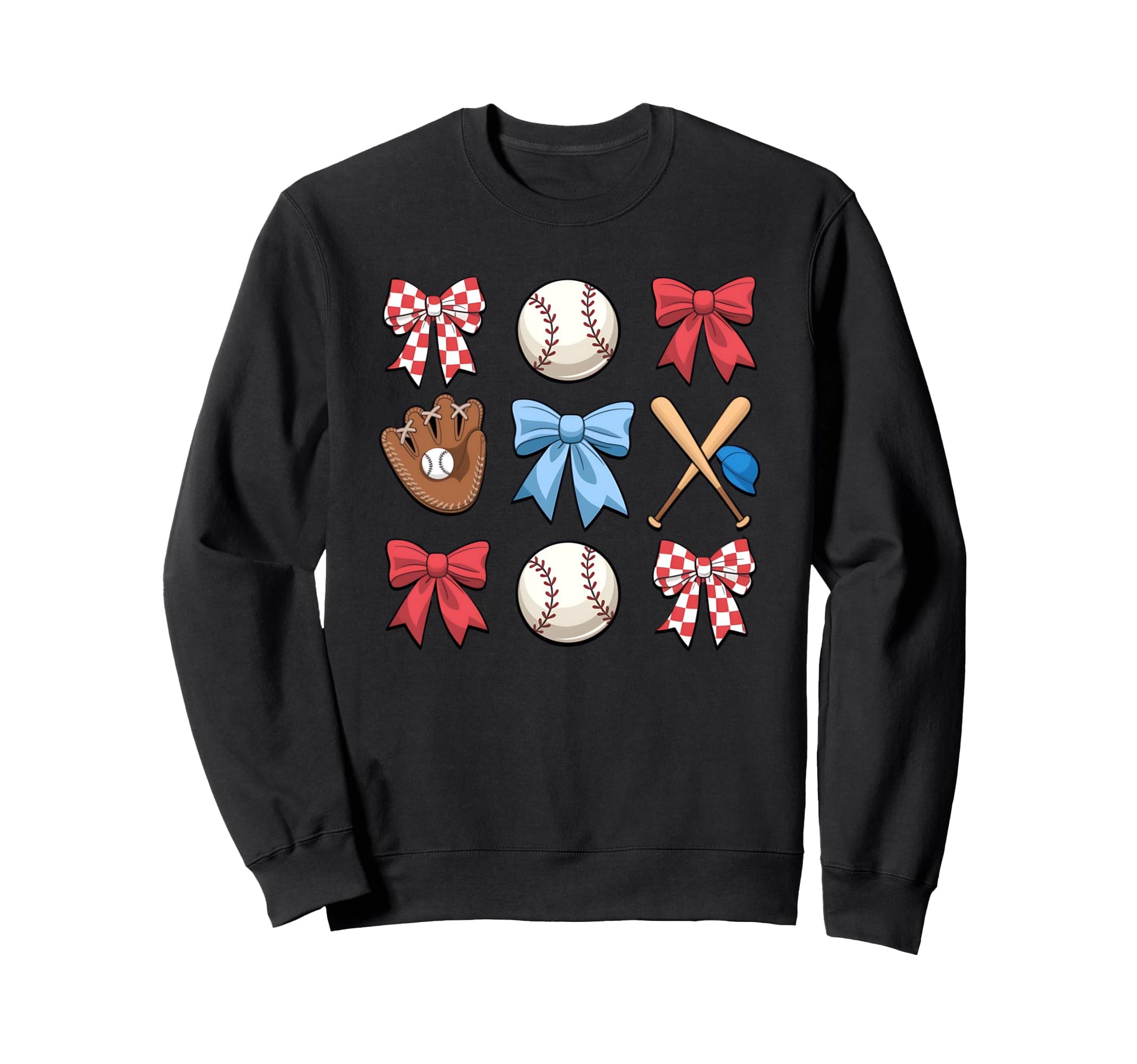 Baseball Sister Coquette Bow Mothers Sweatshirt - Aesthetic Graphic Unisex - T-Shirt, Sweatshirt, Hoodie