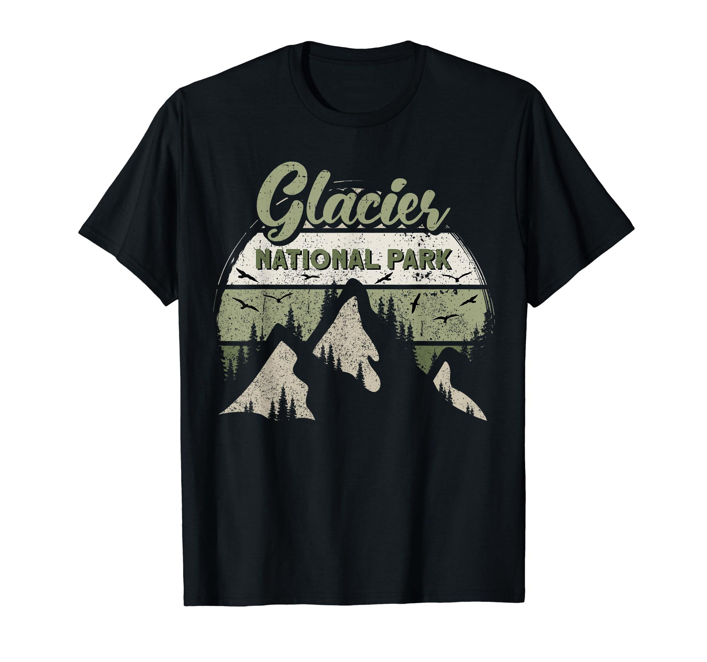 Glacier National Park Us Glacier T-Shirt - Unique Graphic Unisex - T-Shirt, Sweatshirt, Hoodie
