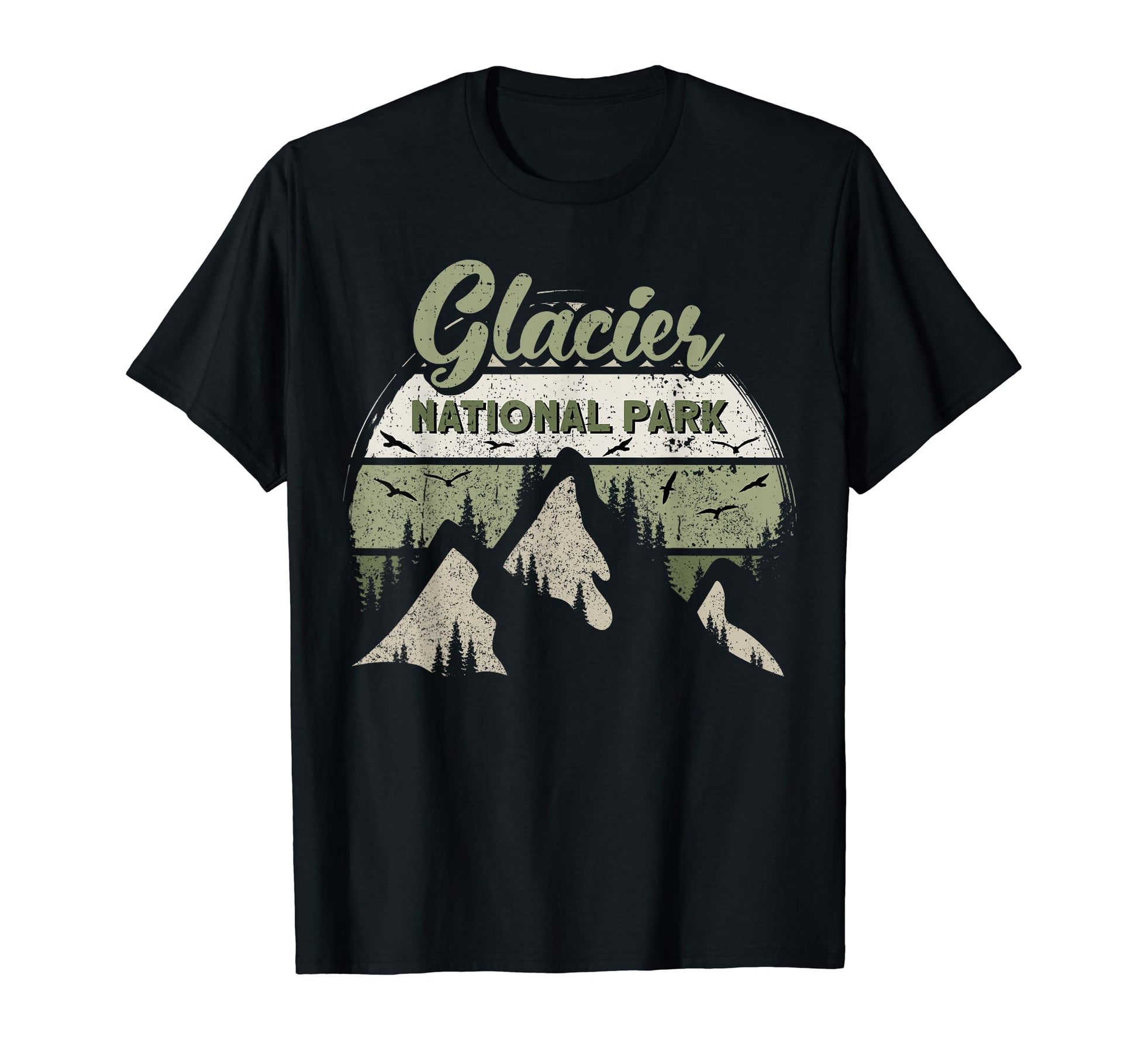 Glacier National Park Us Glacier T-Shirt - Unique Graphic Unisex - T-Shirt, Sweatshirt, Hoodie