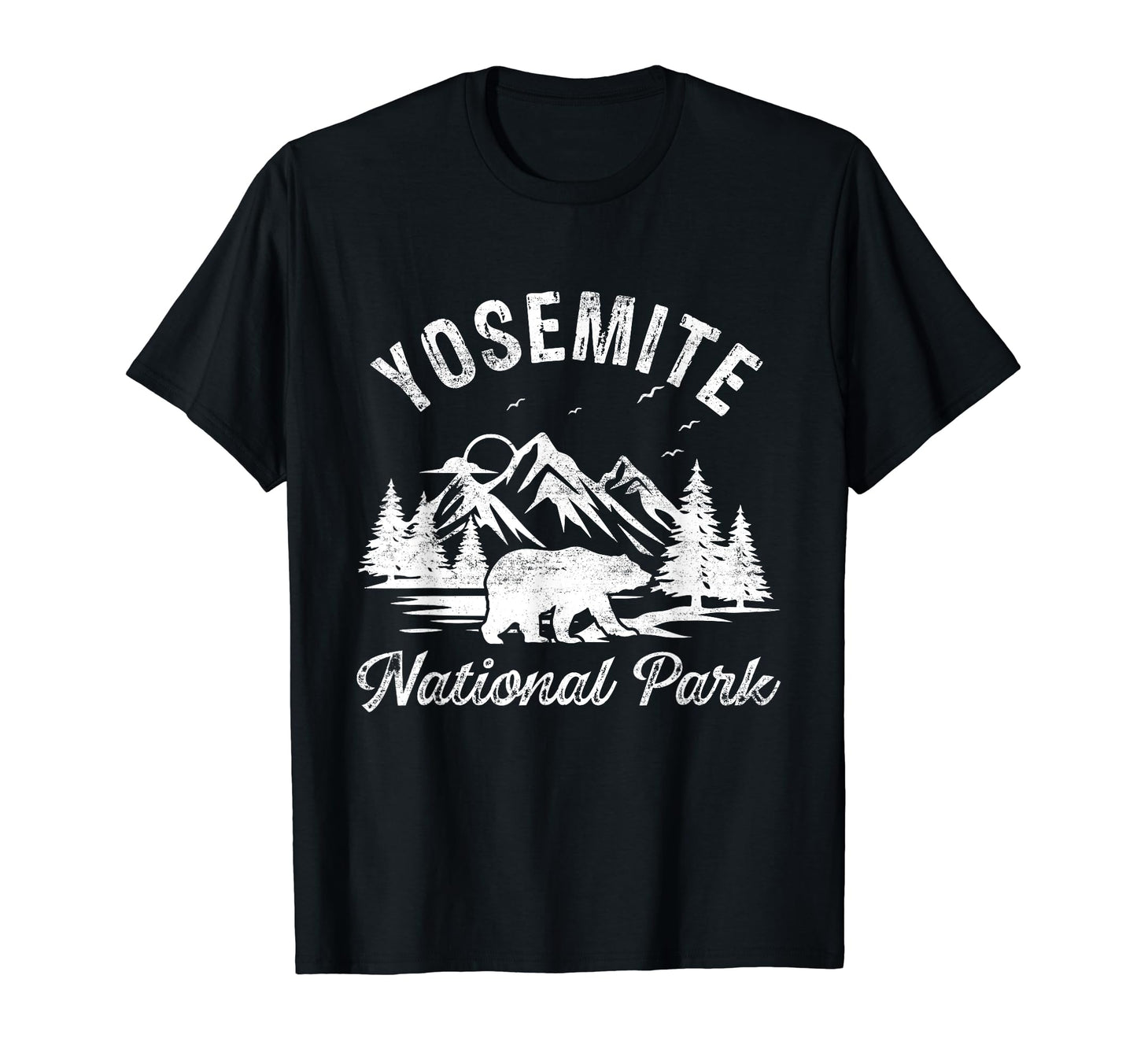 Yosemite National Park T-Shirt - Custom Art Print Men Women - T-Shirt, Sweatshirt, Hoodie