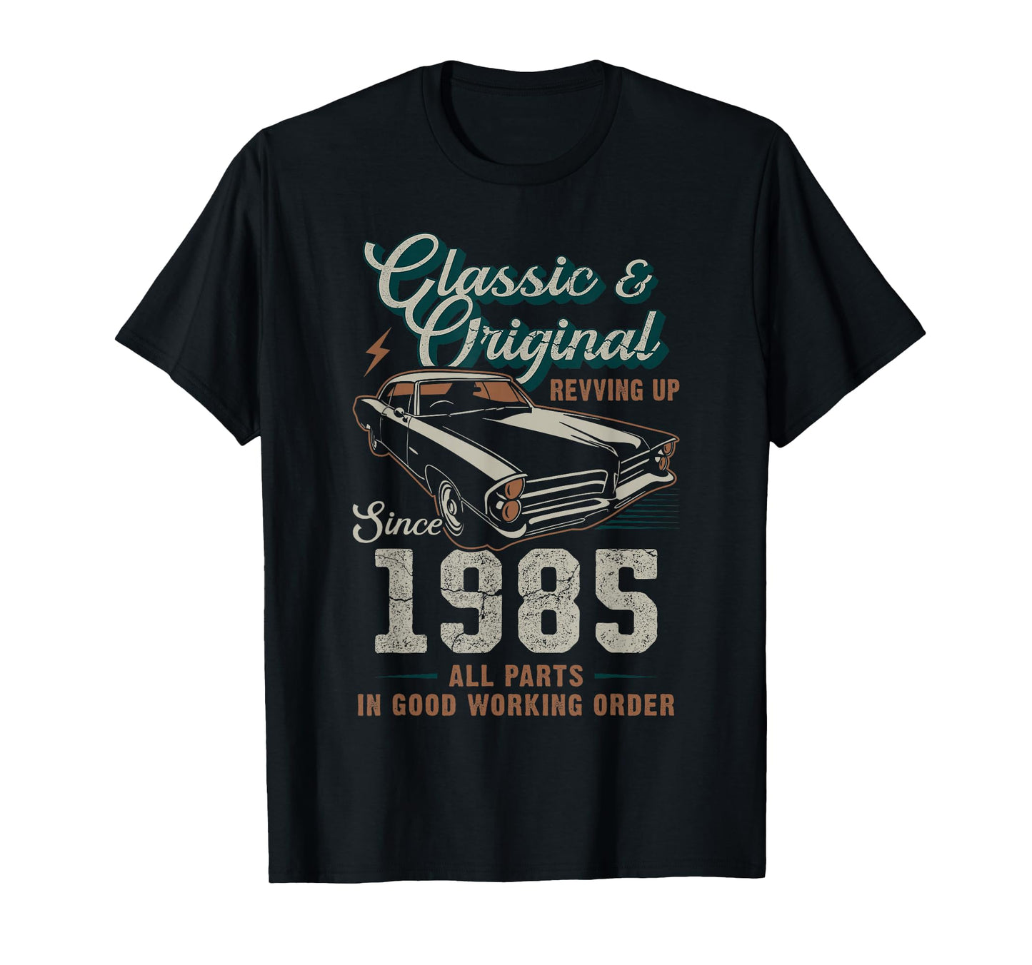 Born 1985 Car 41St Birthday T-Shirt - Custom Art Print for Adults - T-Shirt, Sweatshirt, Hoodie