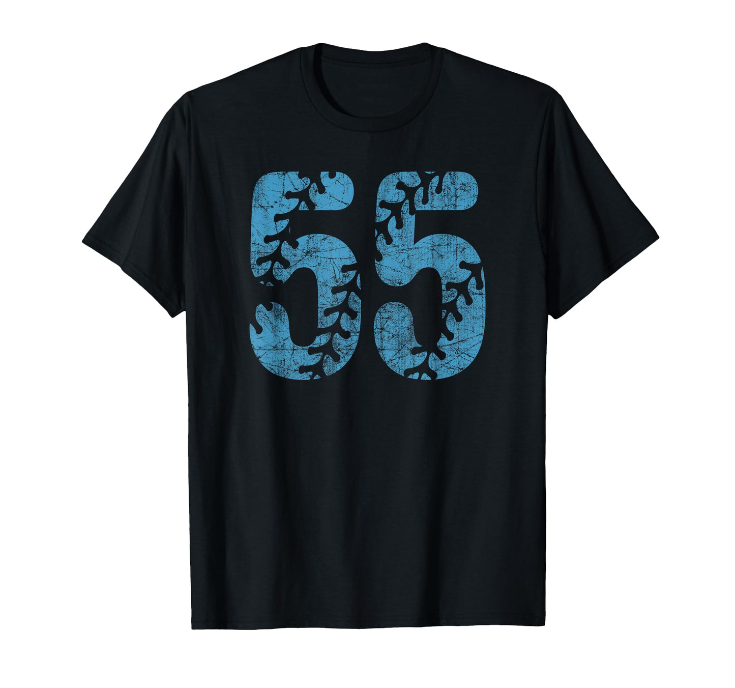 Baseball Softball Mom 55 Number T-Shirt - Minimalist Print Unisex - T-Shirt, Sweatshirt, Hoodie