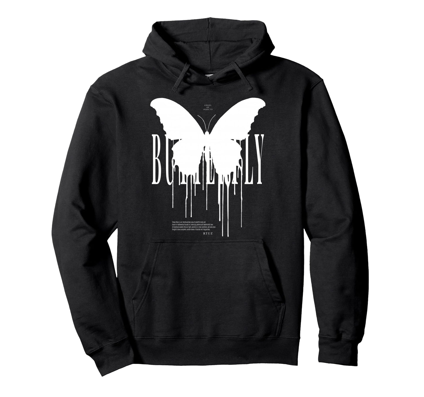 Y2K Streetwear Butterfly Hoodie - Novelty Apparel Unisex - T-Shirt, Sweatshirt, Hoodie