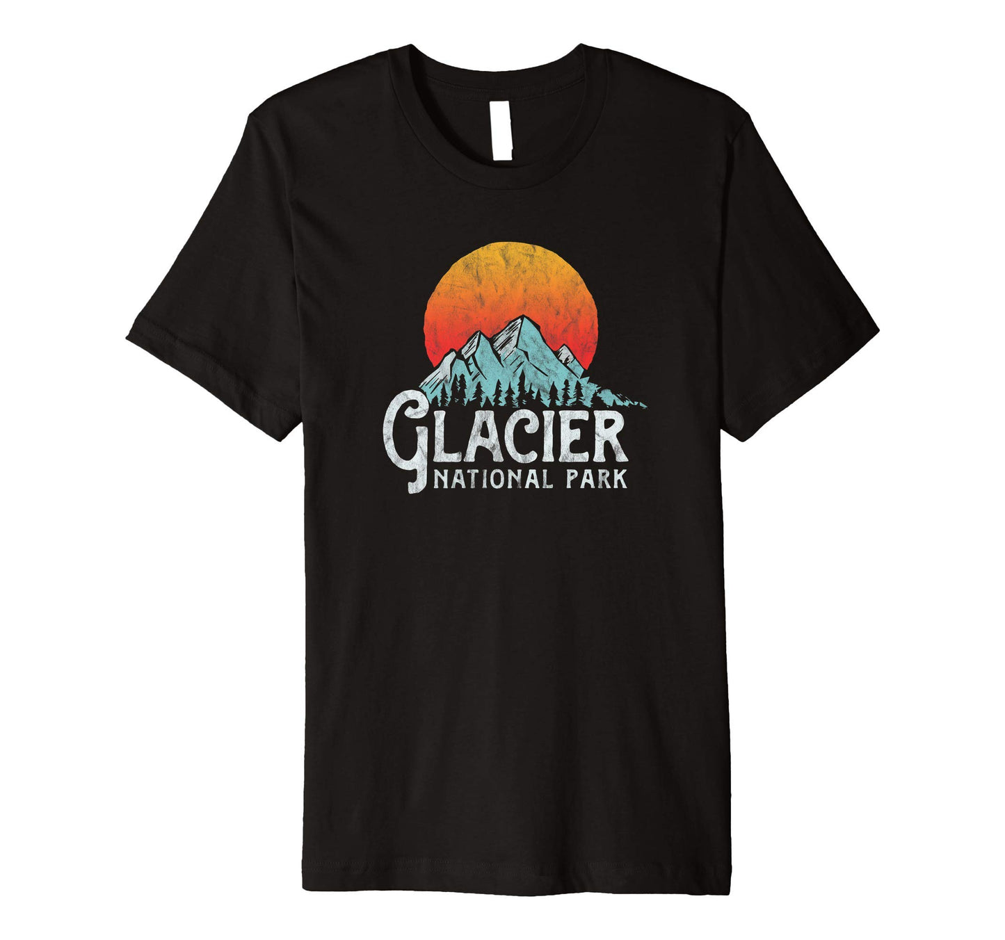 Glacier National Park Montana Mountains T-Shirt - Aesthetic Graphic Unisex - T-Shirt, Sweatshirt, Hoodie