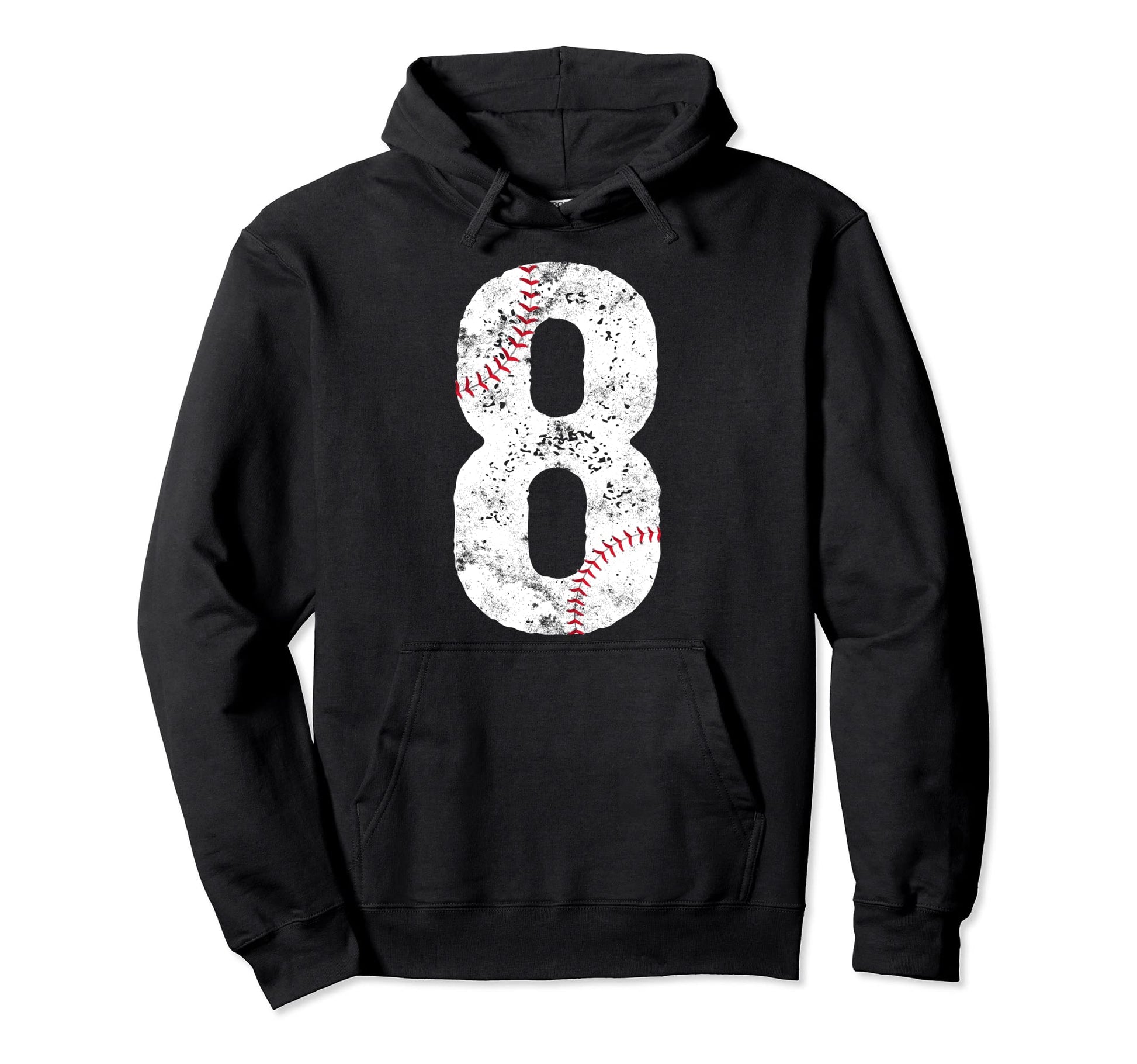 8 Year Old Baseball Number 8Th Birthday Hoodie - Unique Graphic Men Women - T-Shirt, Sweatshirt, Hoodie
