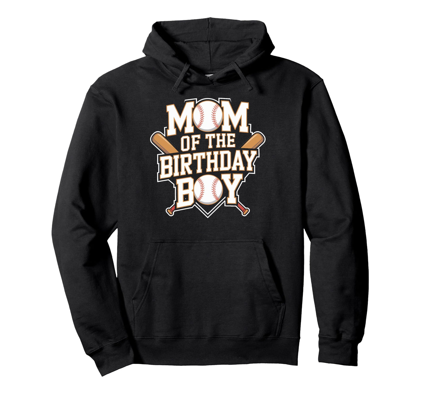 Baseball Party Mom Birthday Baseball Hoodie - Fun Novelty Design Unisex - T-Shirt, Sweatshirt, Hoodie