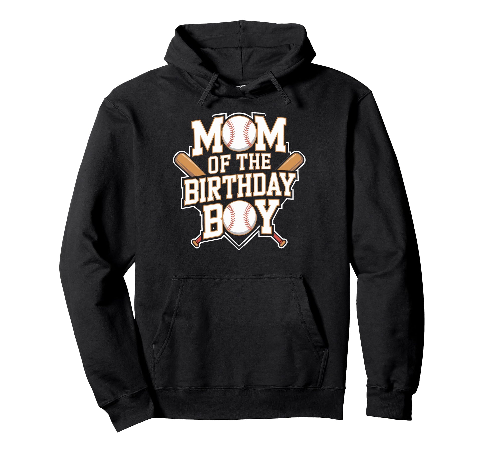 Baseball Party Mom Birthday Baseball Hoodie - Fun Novelty Design Unisex - T-Shirt, Sweatshirt, Hoodie