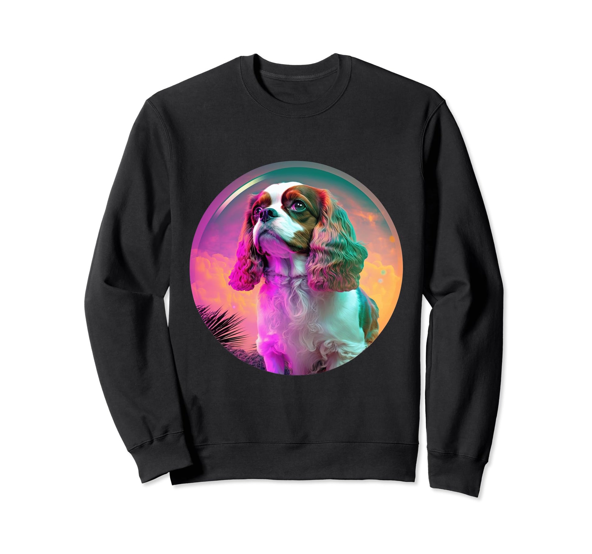 Cavalier King Charles Spaniel Sweatshirt - Trendy Graphic Men Women - T-Shirt, Sweatshirt, Hoodie