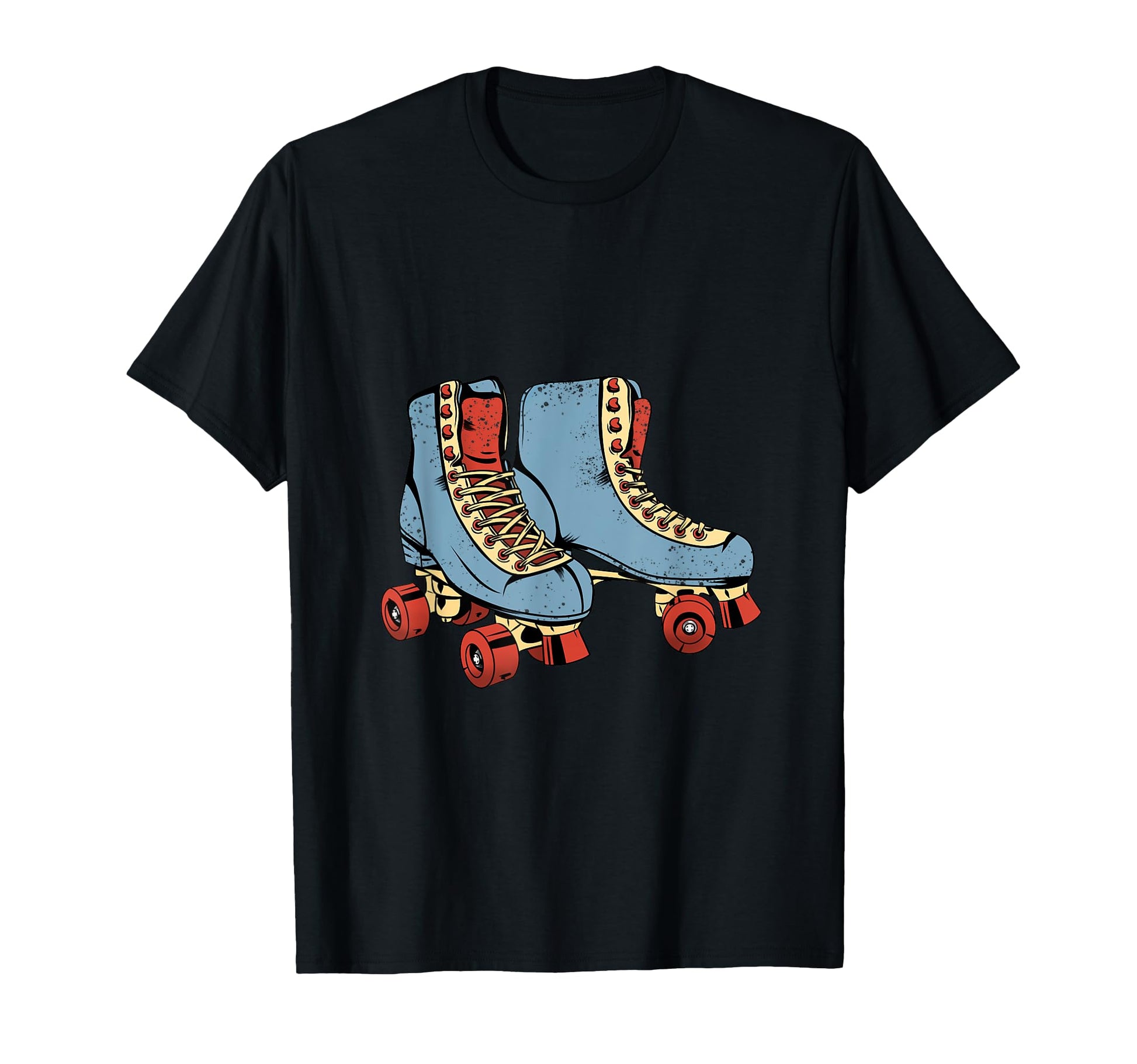 Blue Roller Skates Rollerblades T-Shirt - Custom Art Print for Adults - T-Shirt, Sweatshirt, Hoodie