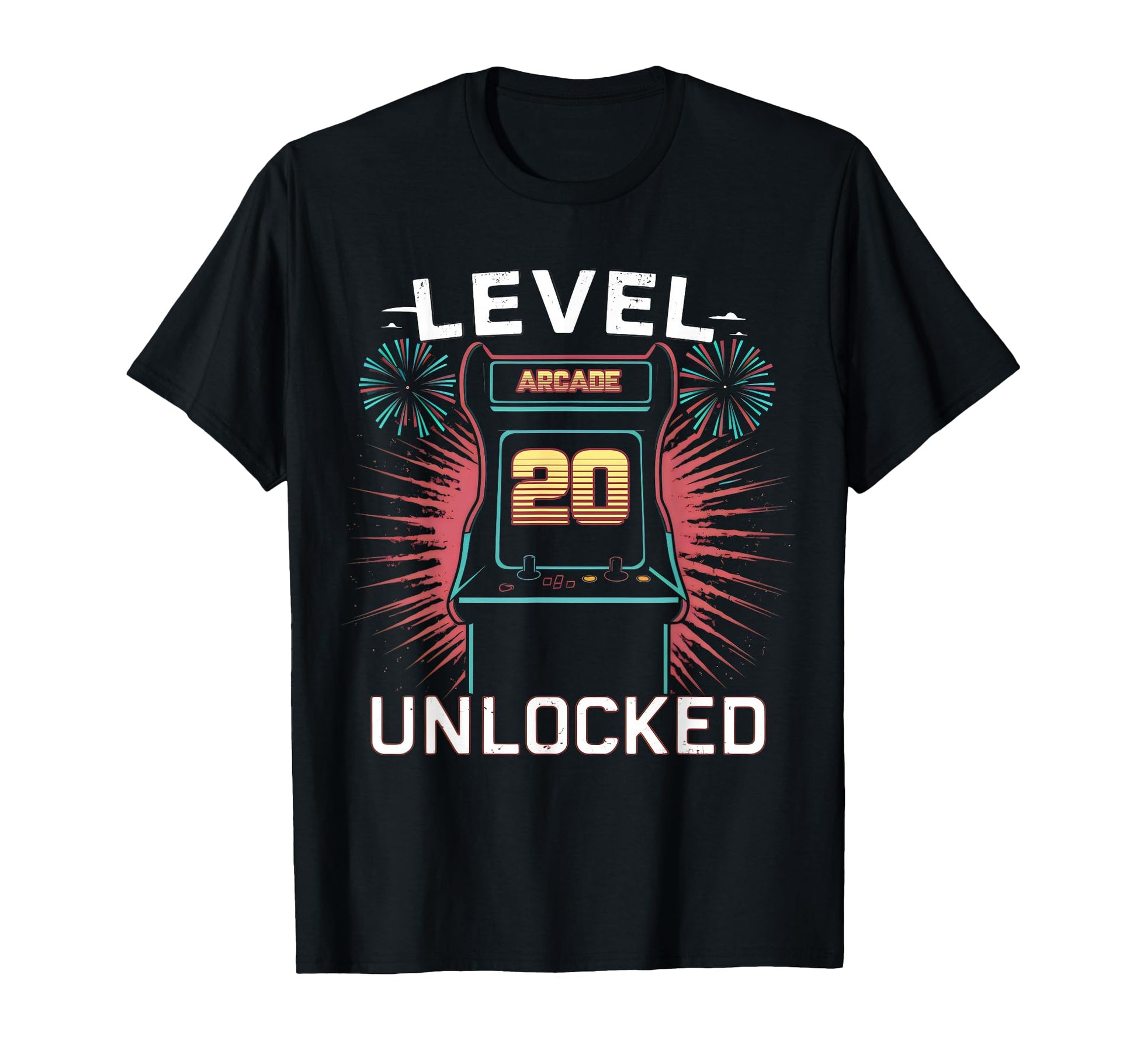 Level 20 Unlocked Video Game 20Th T-Shirt - Fun Novelty Design Unisex - T-Shirt, Sweatshirt, Hoodie