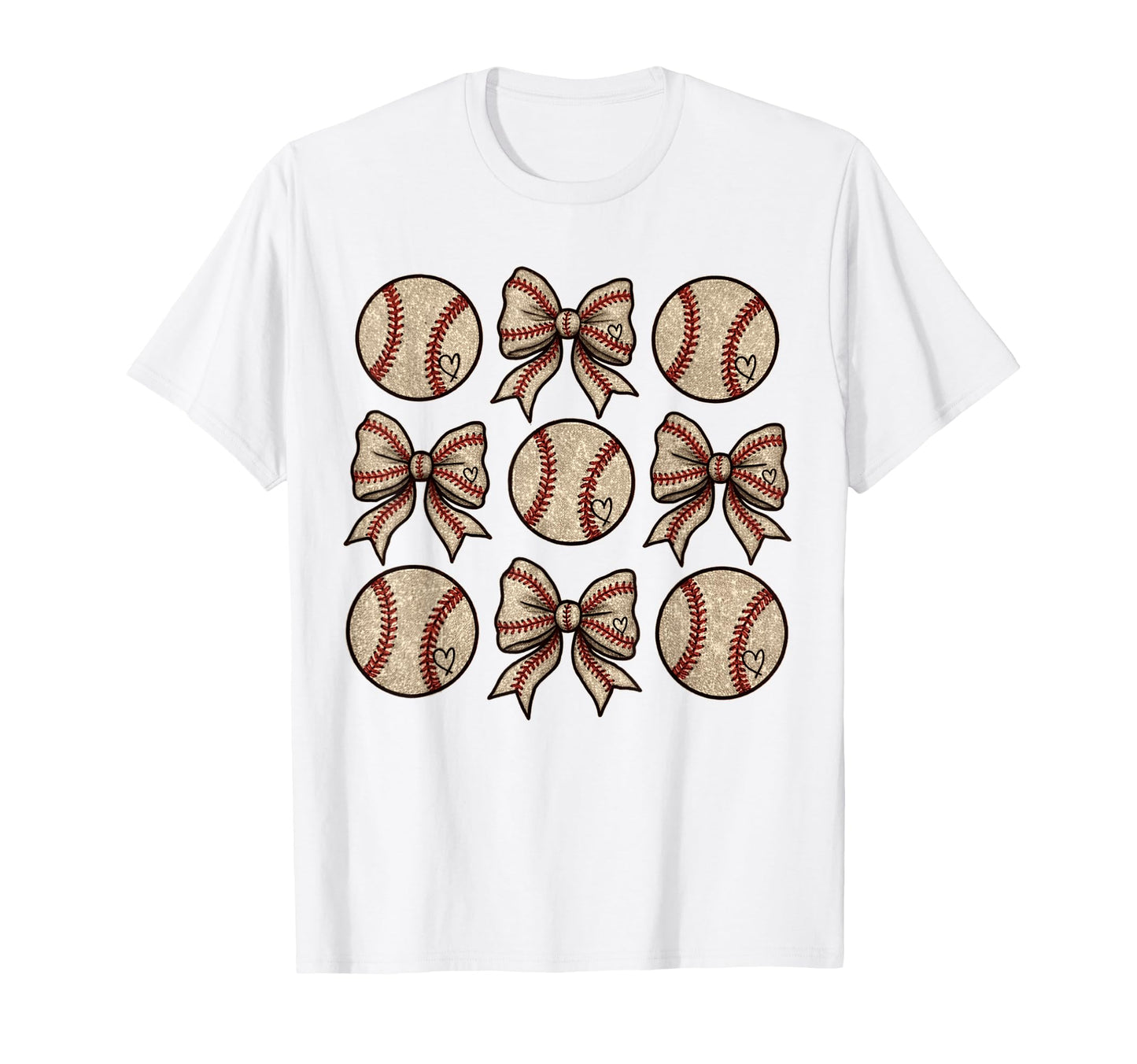 Soccer Bow Game Day Baseball T-Shirt - Fun Novelty Design Men Women - T-Shirt, Sweatshirt, Hoodie