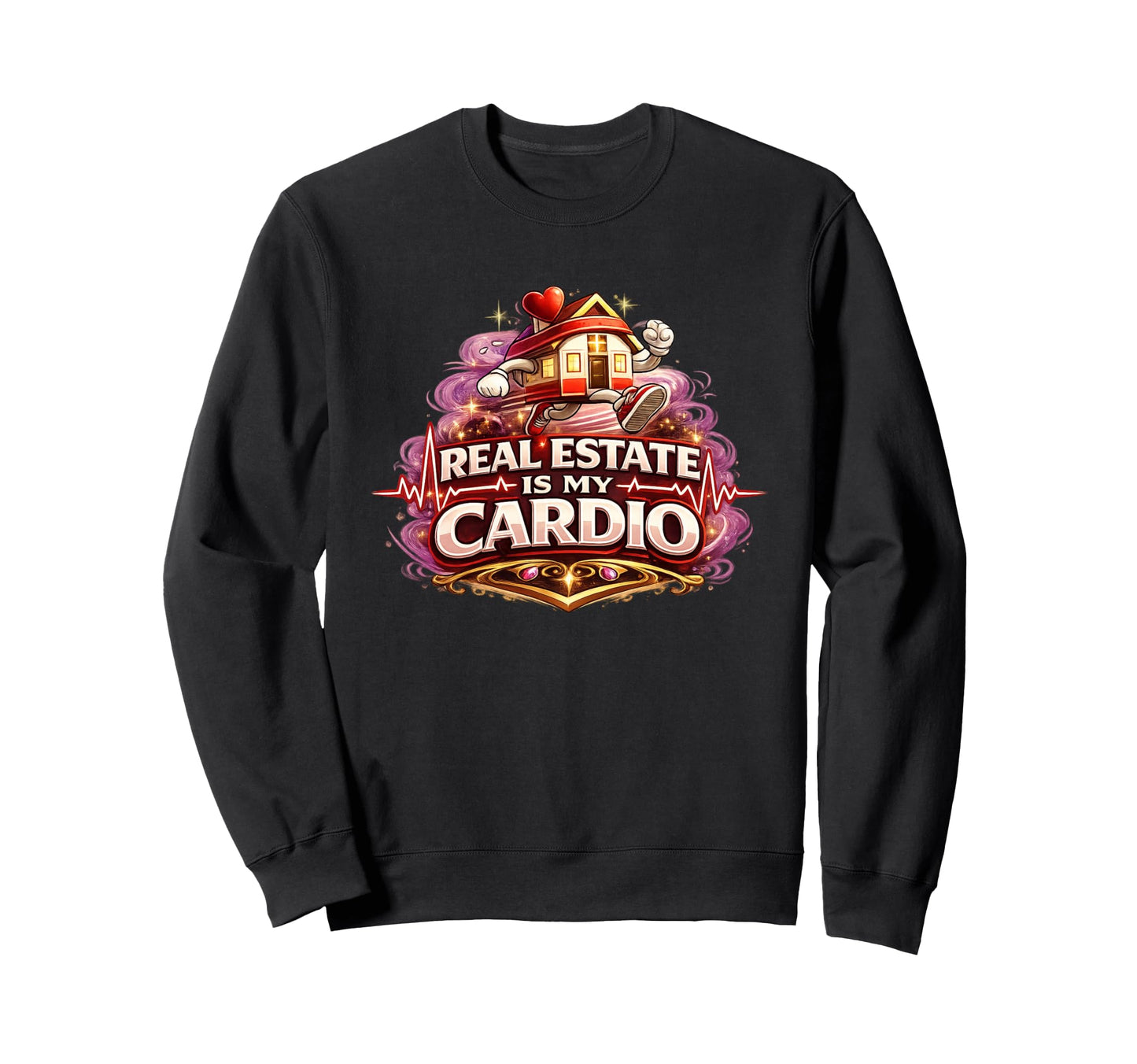 Real Estate Agent Gift Home Sweatshirt - Fun Novelty Design for Adults - T-Shirt, Sweatshirt, Hoodie