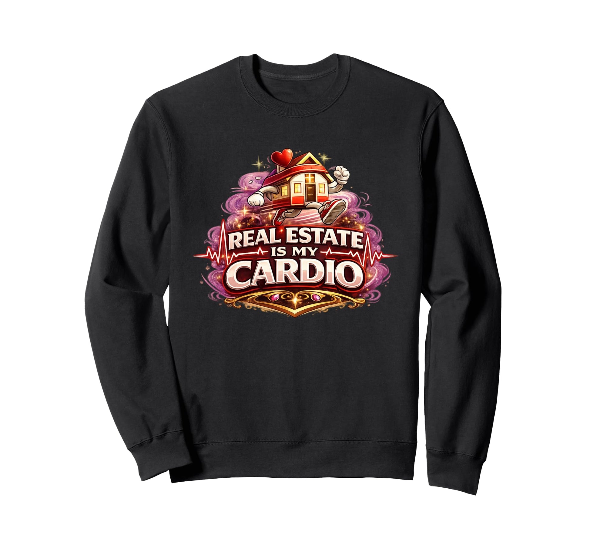 Real Estate Agent Gift Home Sweatshirt - Fun Novelty Design for Adults - T-Shirt, Sweatshirt, Hoodie