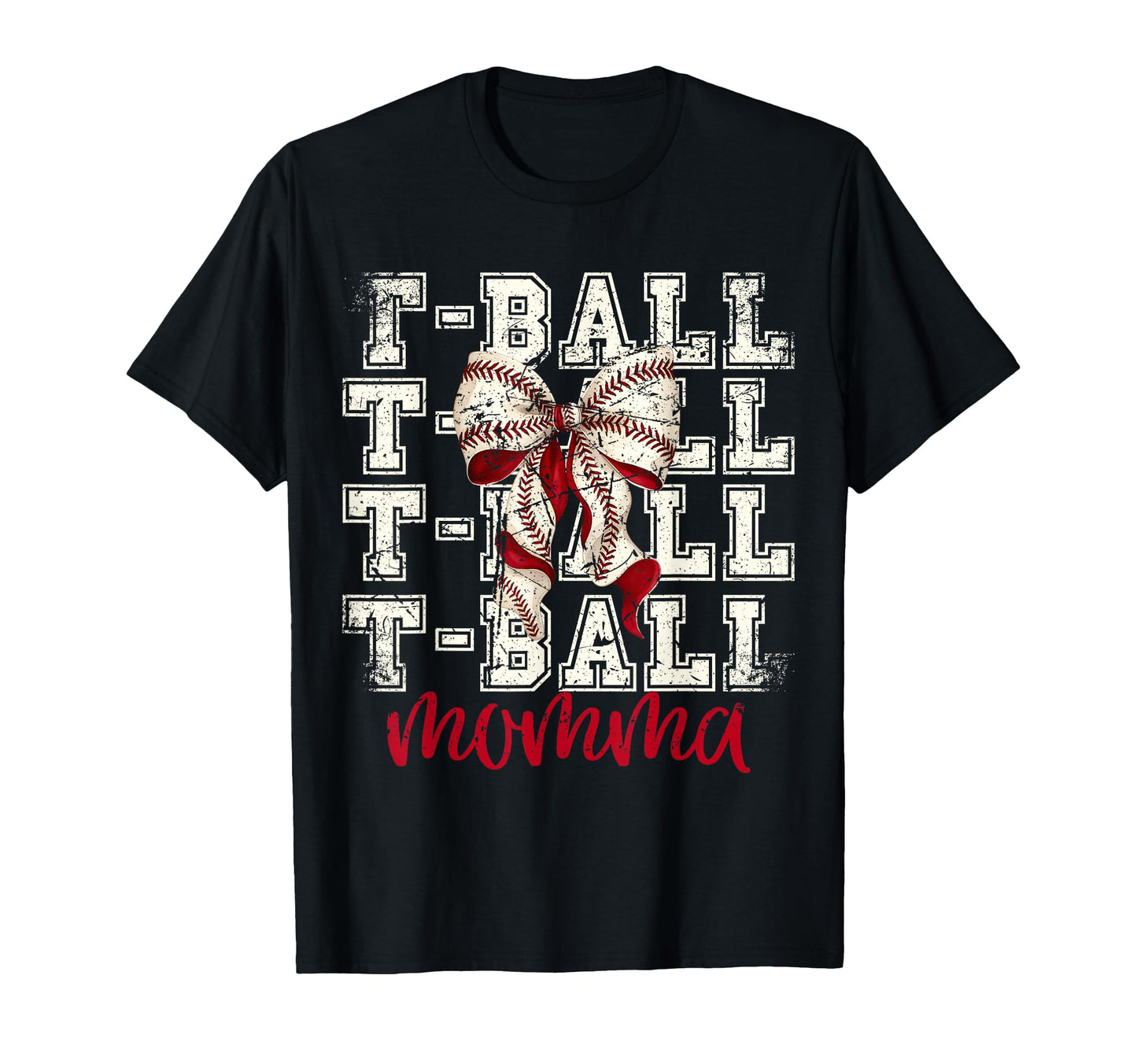 Tball Momma Teeball T Ball Coquette T-Shirt - Streetwear Style Men Women - T-Shirt, Sweatshirt, Hoodie