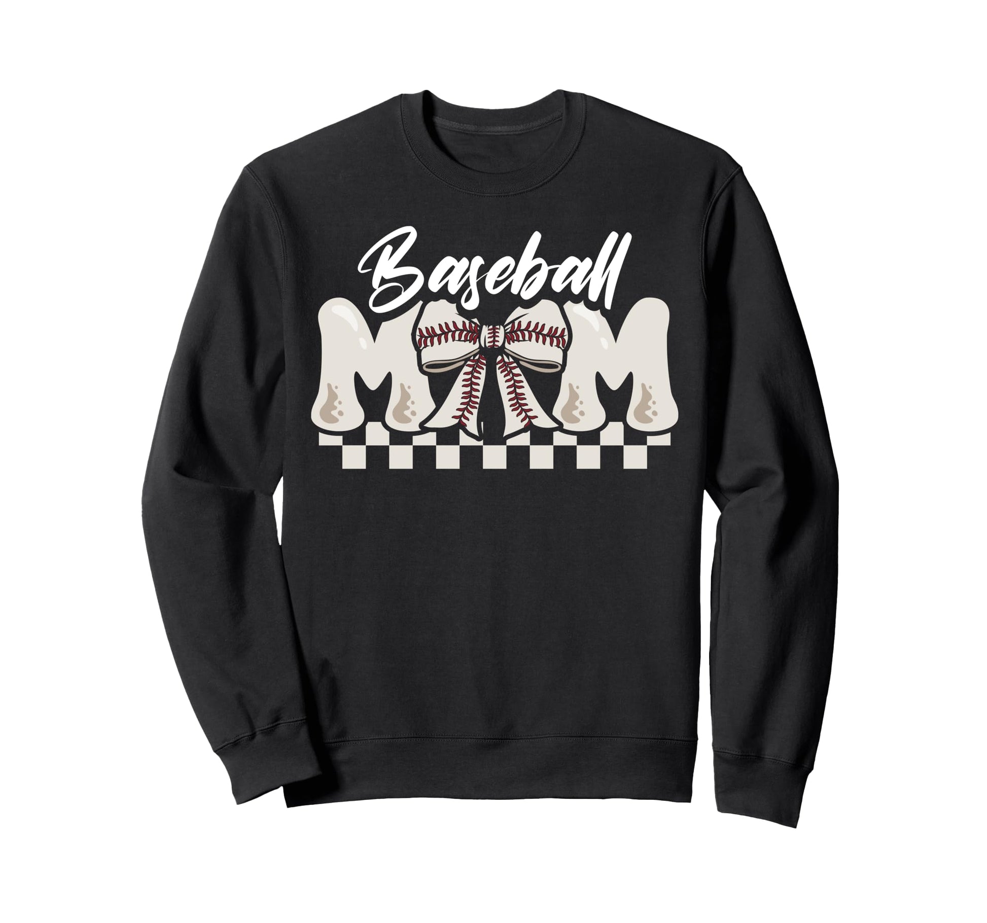 Baseball Mom Mothers Day Coquette Sweatshirt - Trendy Graphic for Adults - T-Shirt, Sweatshirt, Hoodie