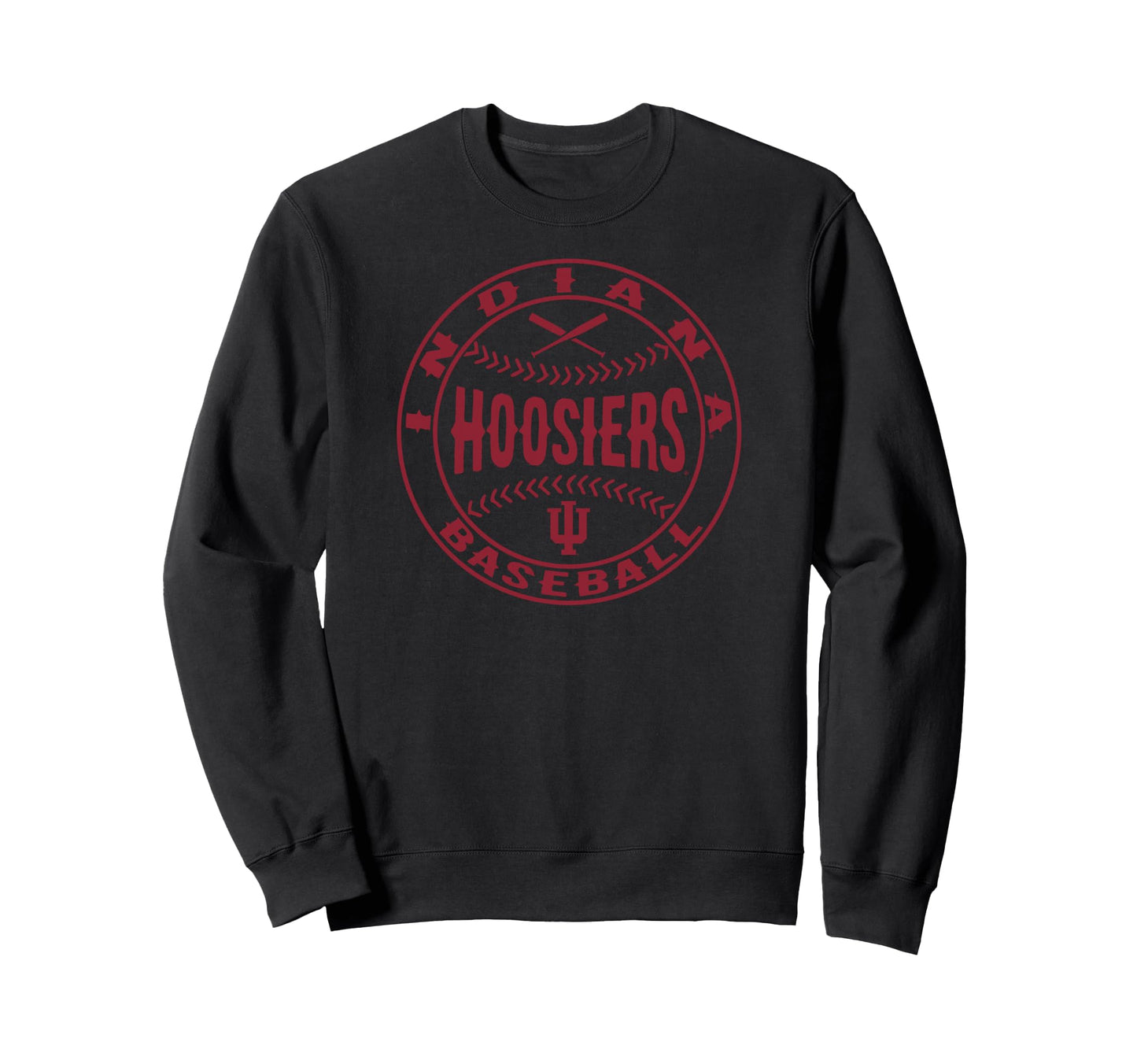 Indiana Hoosiers Baseball Homerun Sweatshirt - Trendy Graphic Unisex - T-Shirt, Sweatshirt, Hoodie