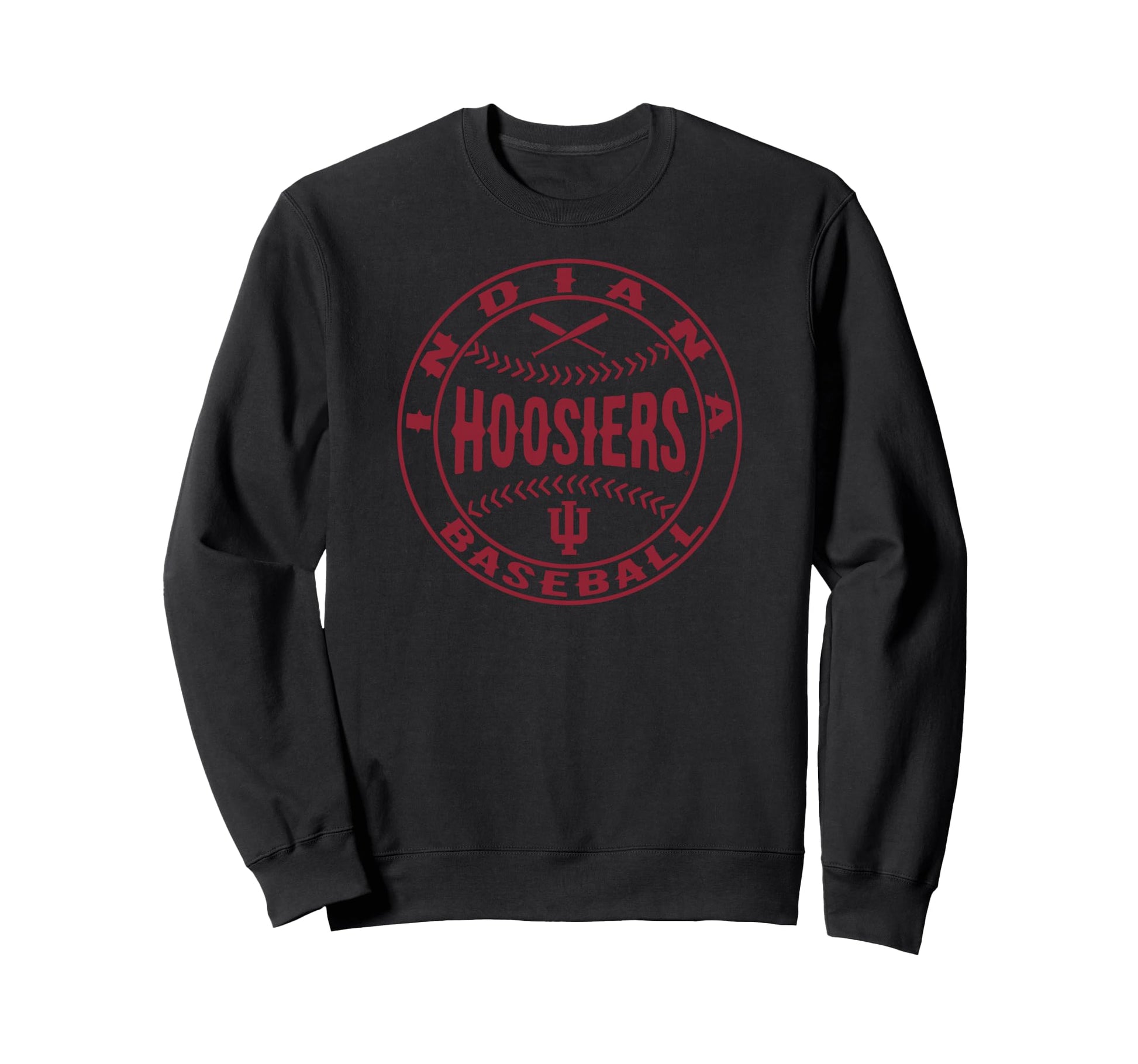 Indiana Hoosiers Baseball Homerun Sweatshirt - Trendy Graphic Unisex - T-Shirt, Sweatshirt, Hoodie