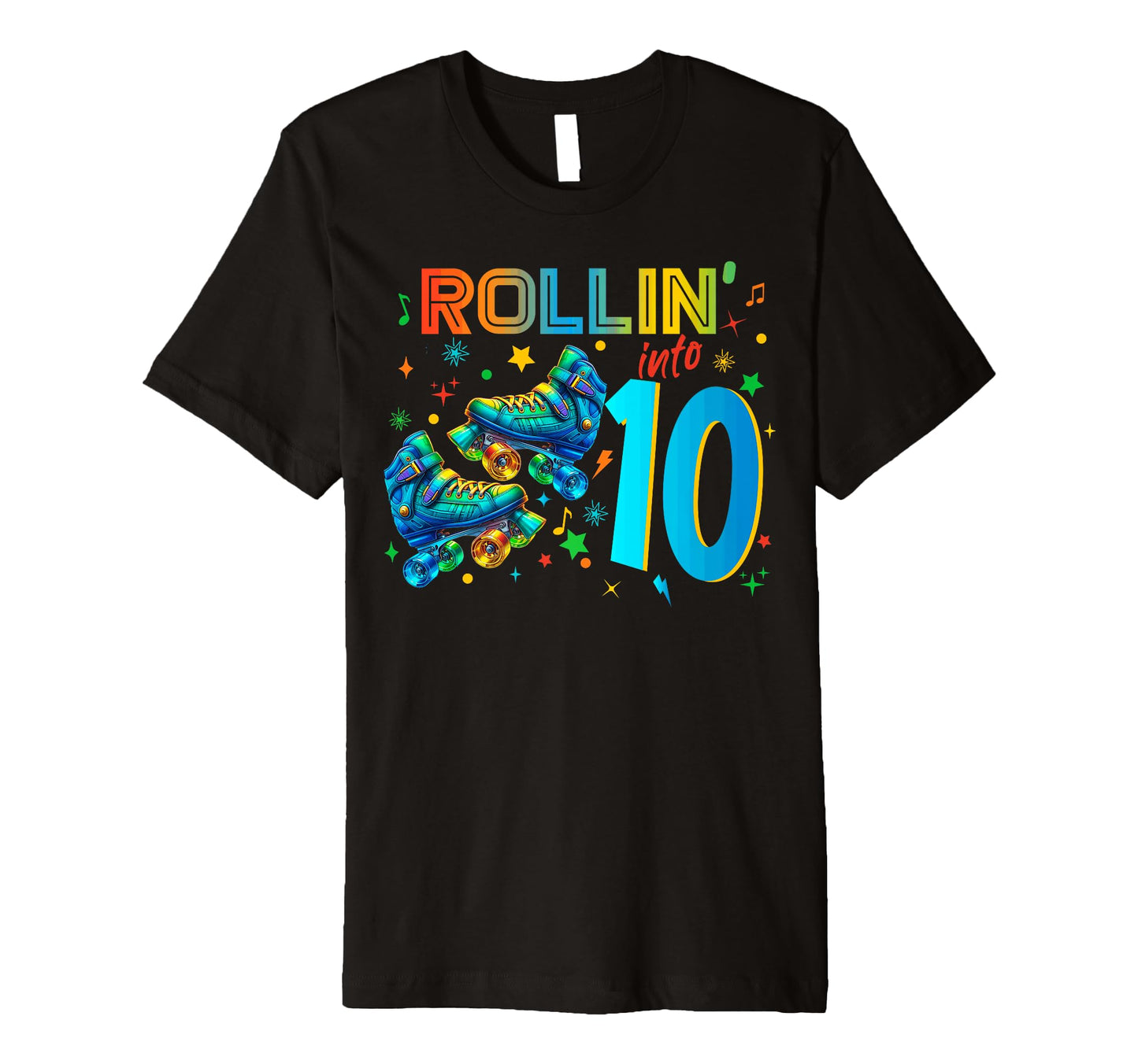 Roller Skates Birthday Costume T-Shirt - Unique Graphic for Adults - T-Shirt, Sweatshirt, Hoodie