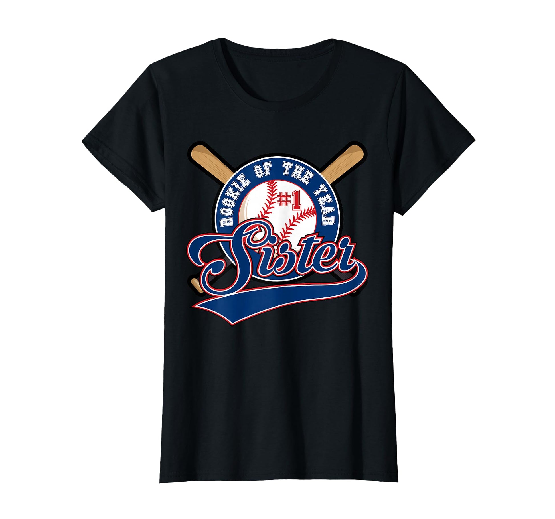 Sister Rookie 1St Birthday Baseball T-Shirt - Aesthetic Graphic for Adults - T-Shirt, Sweatshirt, Hoodie