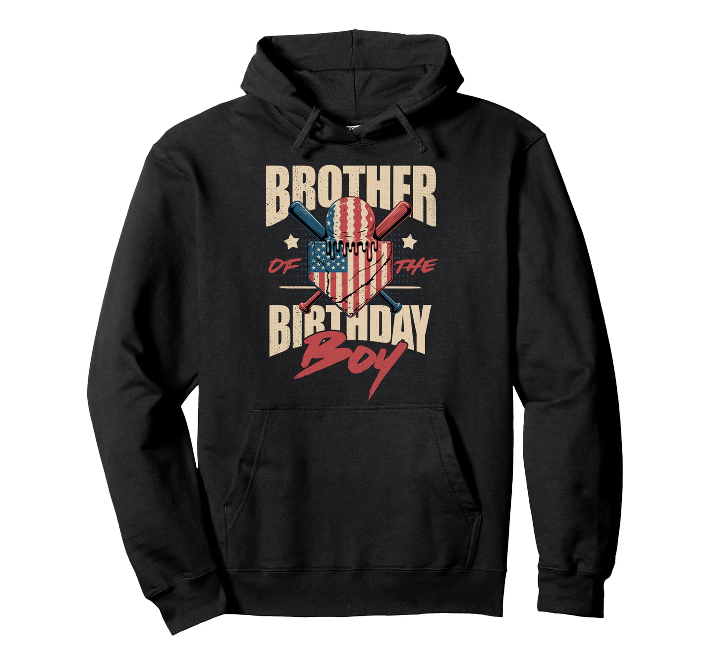 Brother Birthday Matching Baseball Birthday Hoodie - Trendy Graphic Unisex - T-Shirt, Sweatshirt, Hoodie