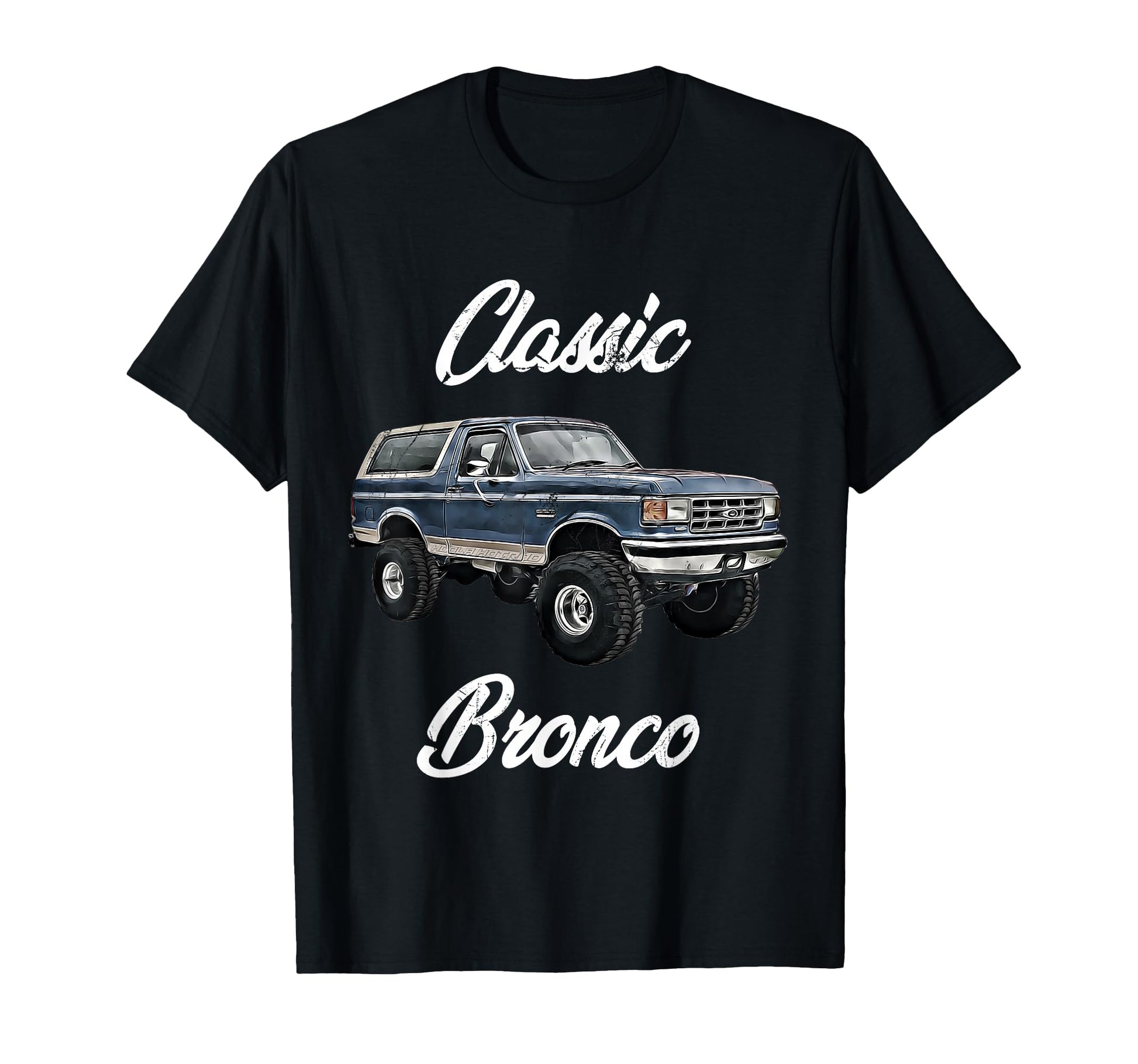 Bronco Horse Truck Lifted Square Body T-Shirt - Trendy Graphic for Adults - T-Shirt, Sweatshirt, Hoodie