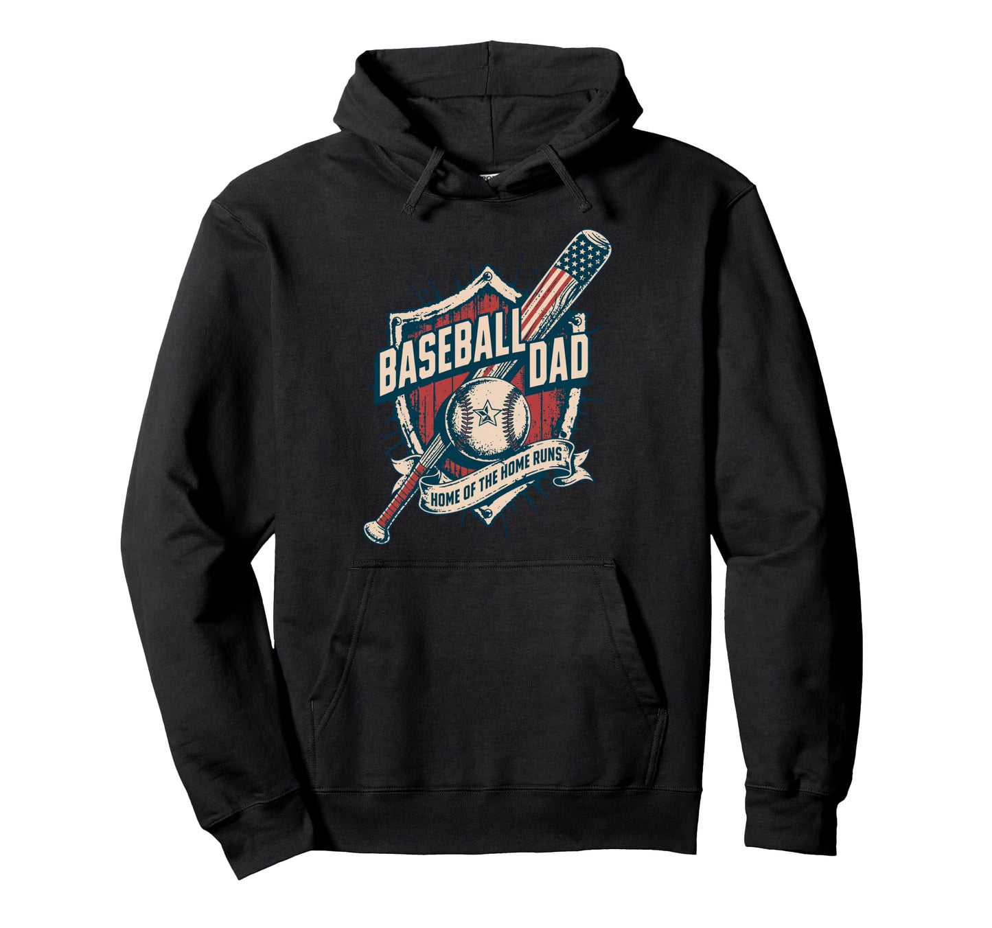 Home Home Runs Usa American Hoodie - Casual Everyday Wear Men Women - T-Shirt, Sweatshirt, Hoodie