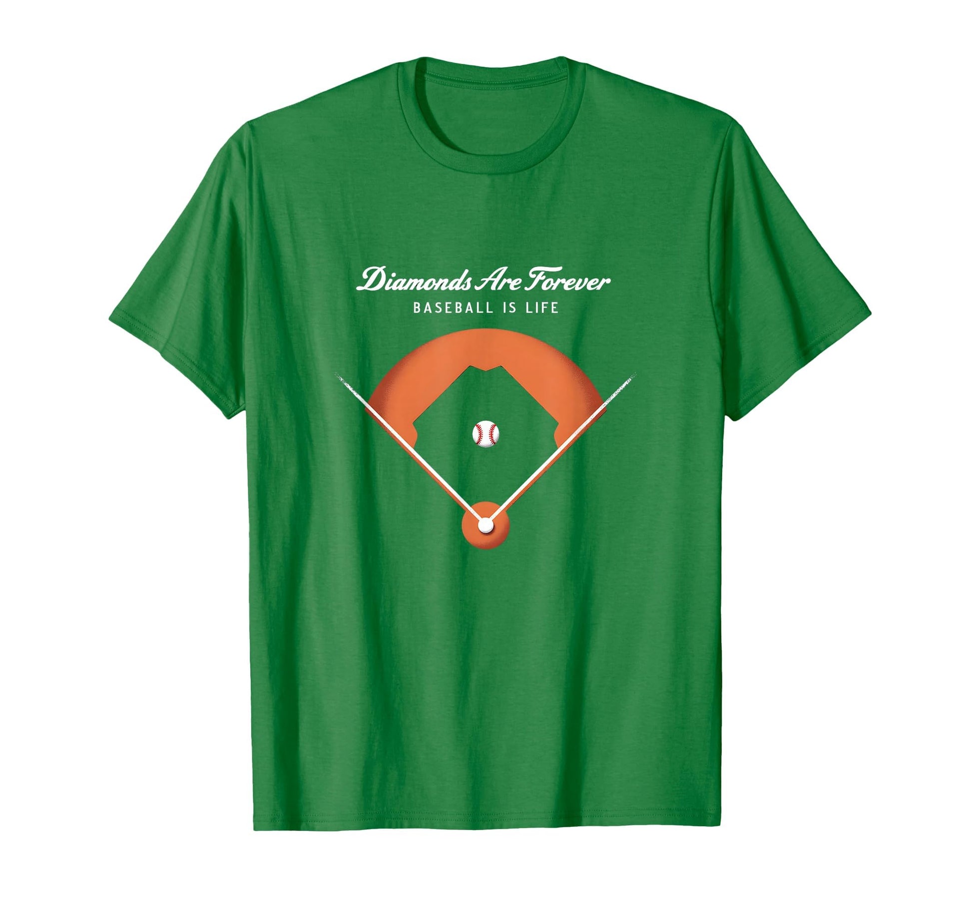 Diamonds Are Forever Baseball Is Life T-Shirt - Streetwear Style Unisex - T-Shirt, Sweatshirt, Hoodie