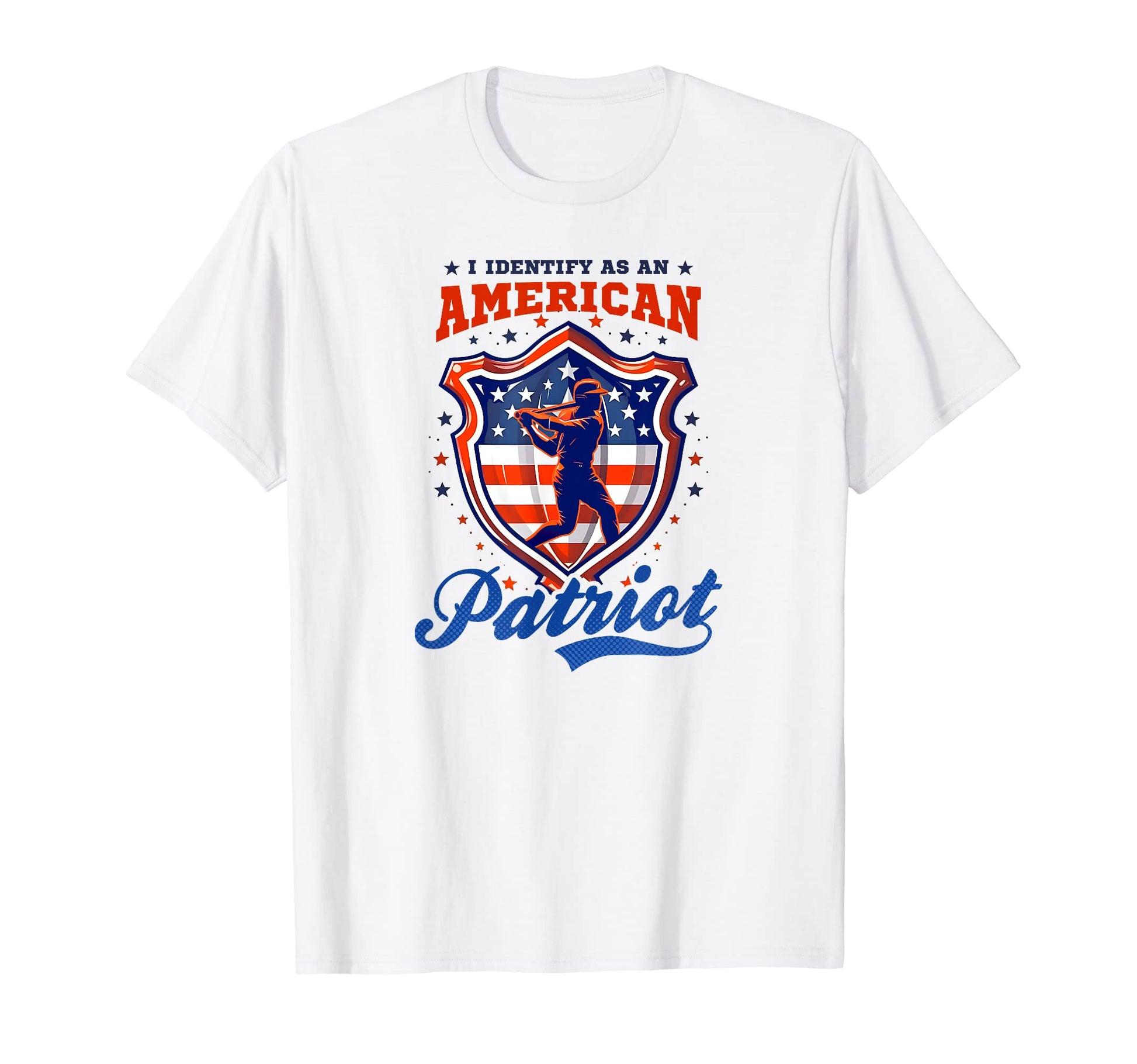 Identify As American Patriot 4Th July T-Shirt - Trendy Graphic Men Women - T-Shirt, Sweatshirt, Hoodie