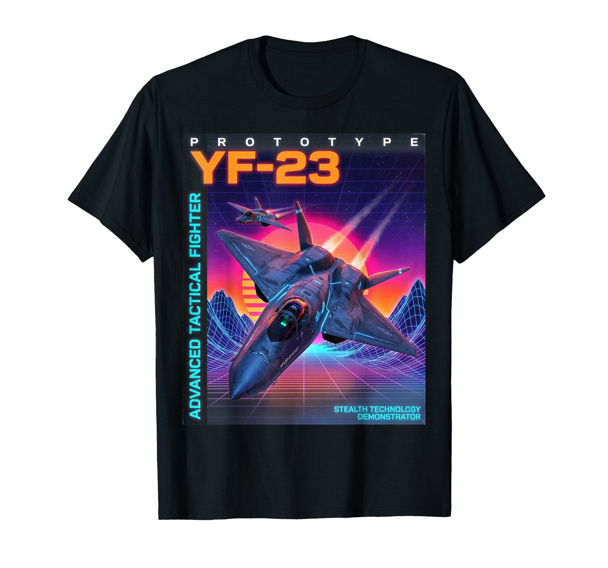 Yf 23 Jet Fighter Y2K Aesthetic T-Shirt - Unique Graphic Men Women - T-Shirt, Sweatshirt, Hoodie