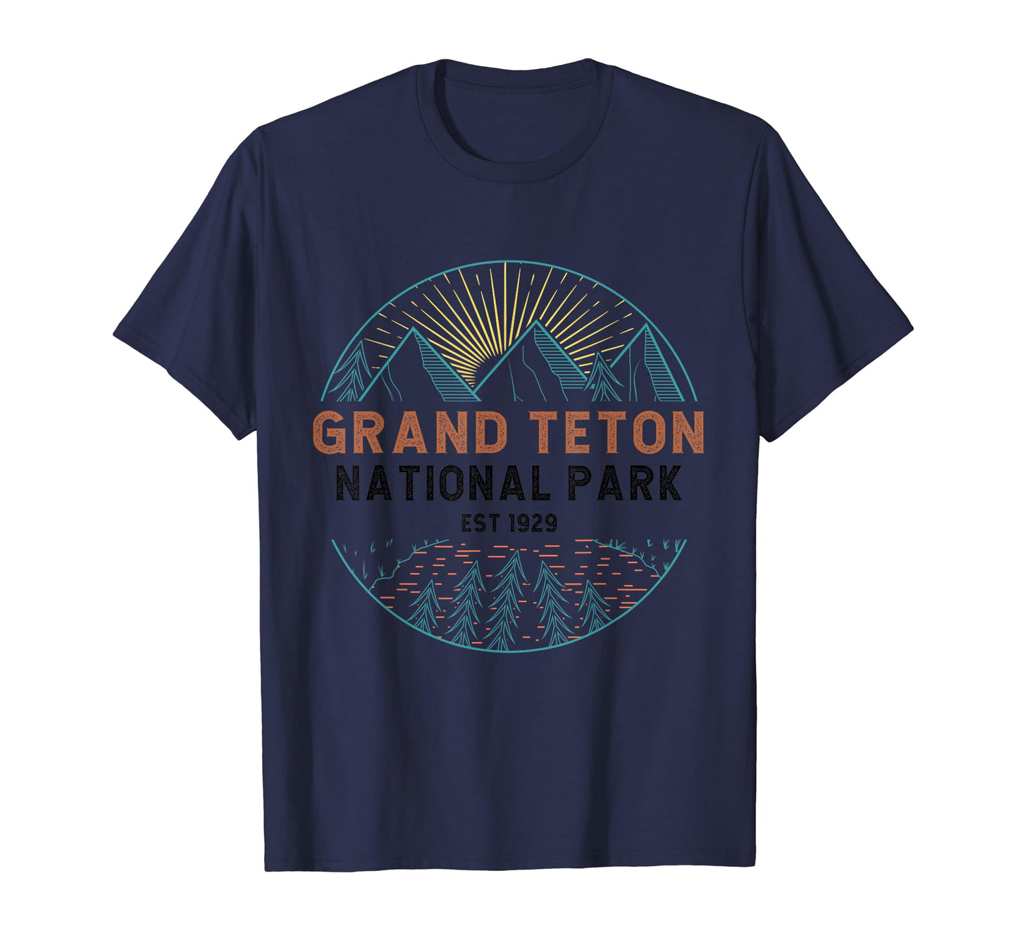 Mountains Grand Teton National Park T-Shirt - Aesthetic Graphic for Adults - T-Shirt, Sweatshirt, Hoodie