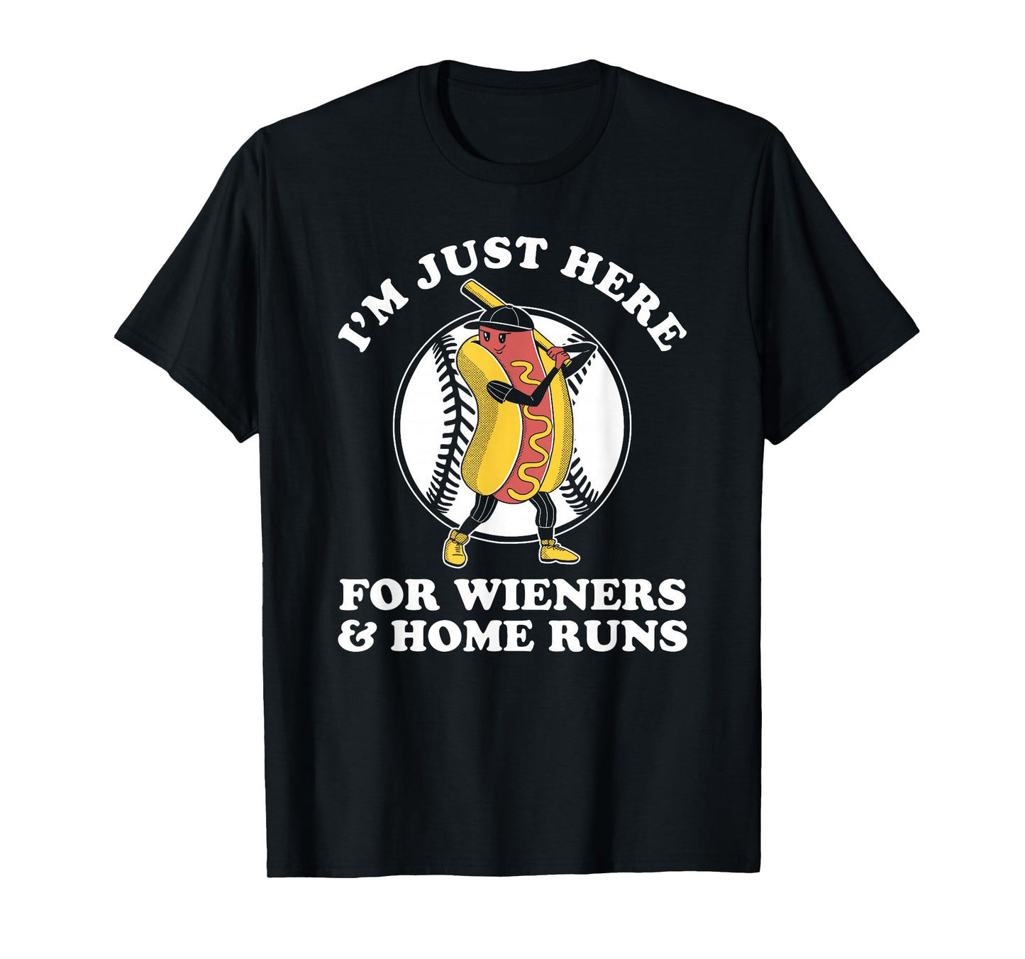 Funny Baseball Wieners Home Runs T-Shirt - Custom Art Print Unisex - T-Shirt, Sweatshirt, Hoodie