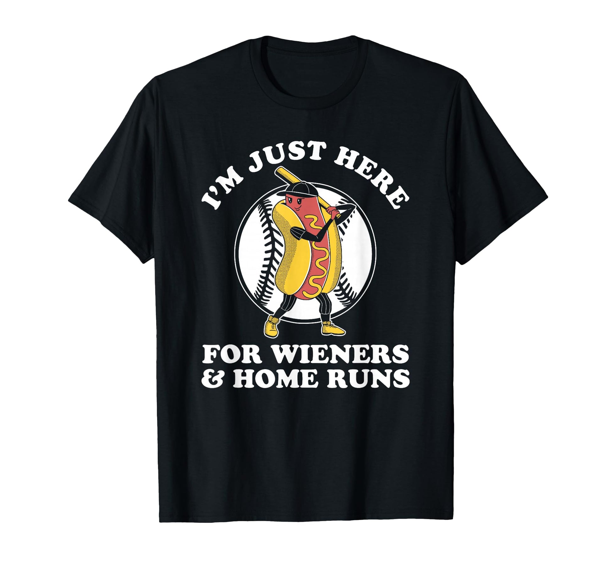 Funny Baseball Wieners Home Runs T-Shirt - Custom Art Print Unisex - T-Shirt, Sweatshirt, Hoodie