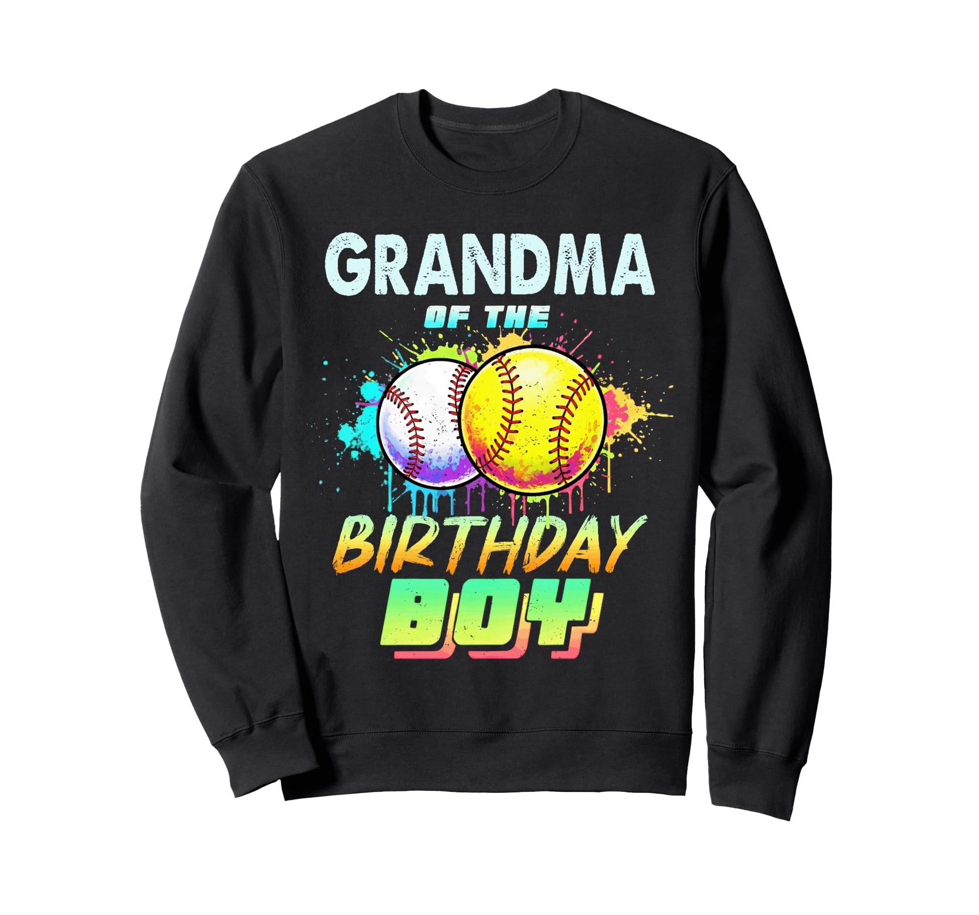Grandma Birthday Baseball Softball Sweatshirt - Aesthetic Graphic Unisex - T-Shirt, Sweatshirt, Hoodie