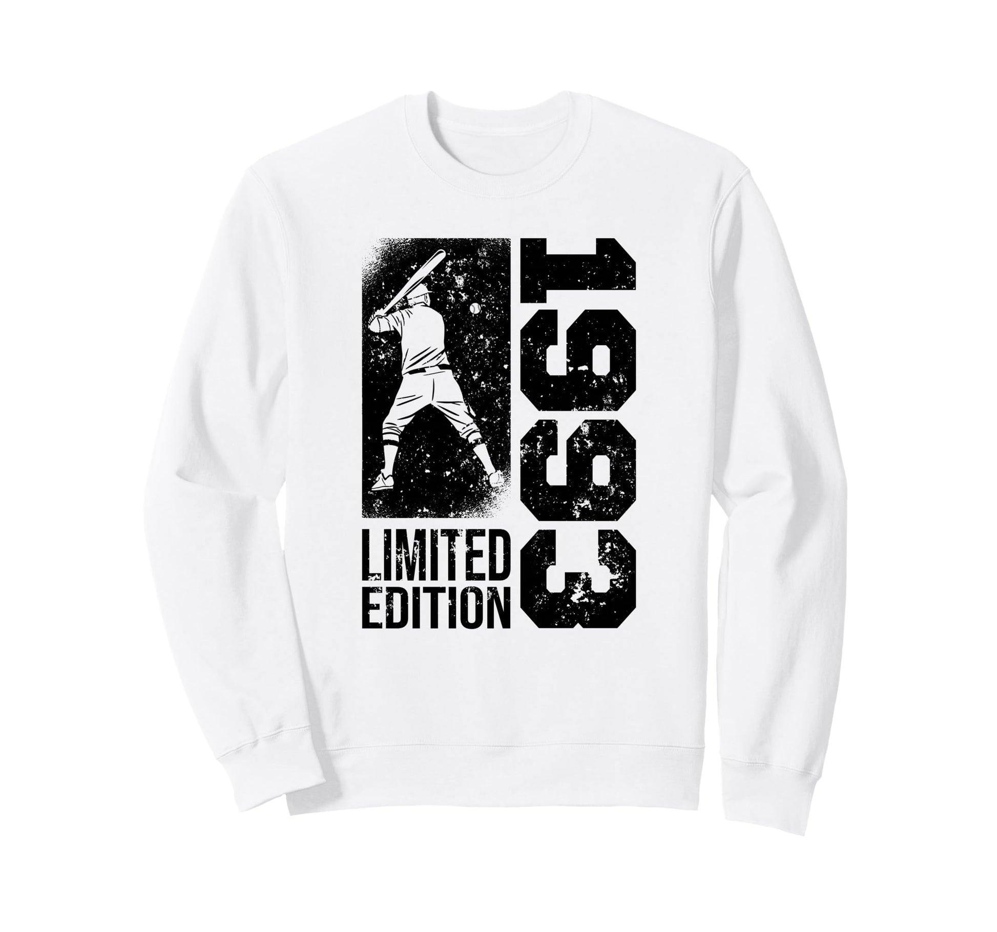 Baseball Player Born 1993 Birthday Sweatshirt - Trendy Graphic Men Women - T-Shirt, Sweatshirt, Hoodie