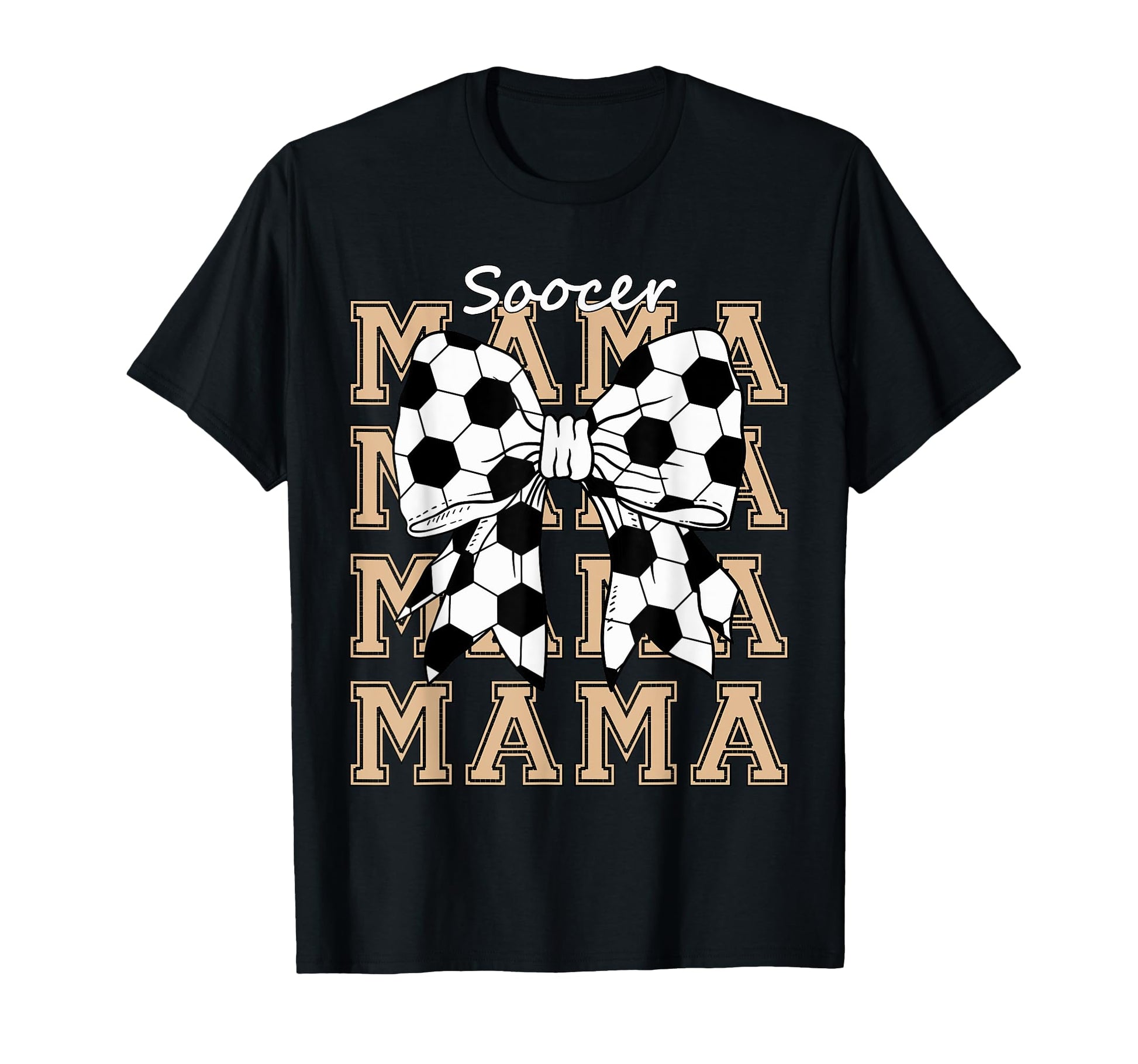 Soocer Mama Coquette Bow Game Day T-Shirt - Minimalist Print Unisex - T-Shirt, Sweatshirt, Hoodie