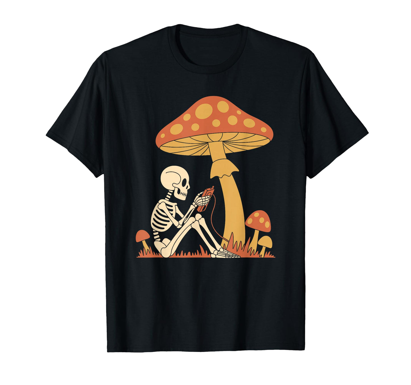 Goblincore Skeleton Gaming Under T-Shirt - Streetwear Style for Adults - T-Shirt, Sweatshirt, Hoodie